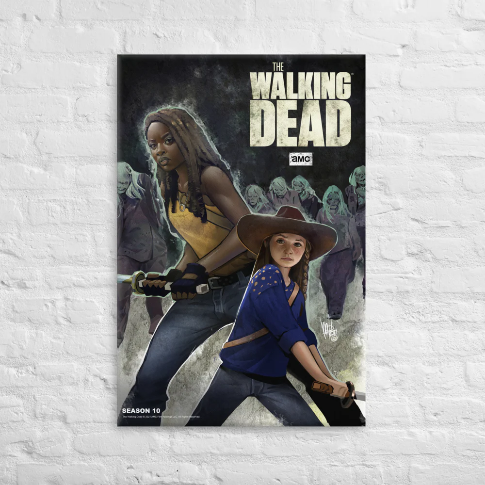 11 Weeks of TWD – Season 10 by Mel Milton Premium Gallery Wrapped Canvas - Image 2