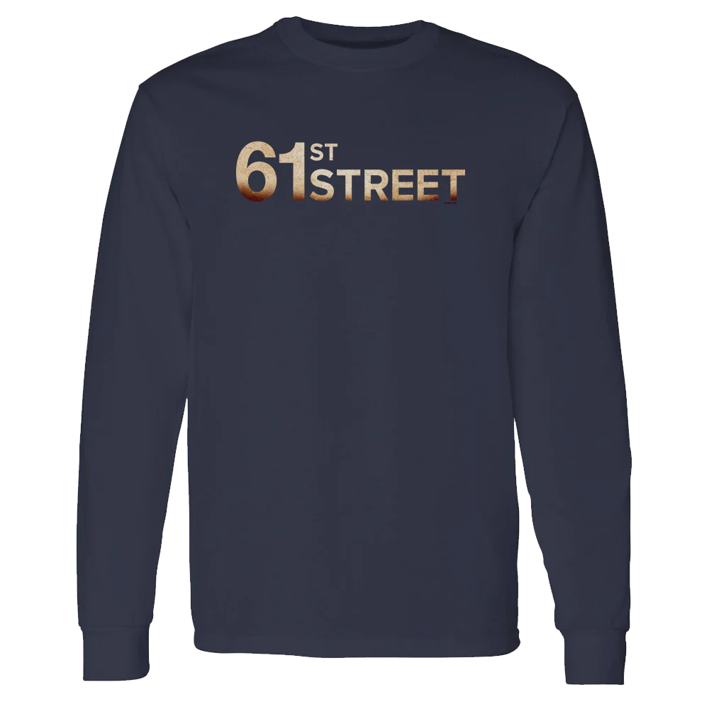 61st Street Logo Adult Long Sleeve T-Shirt - Image 4