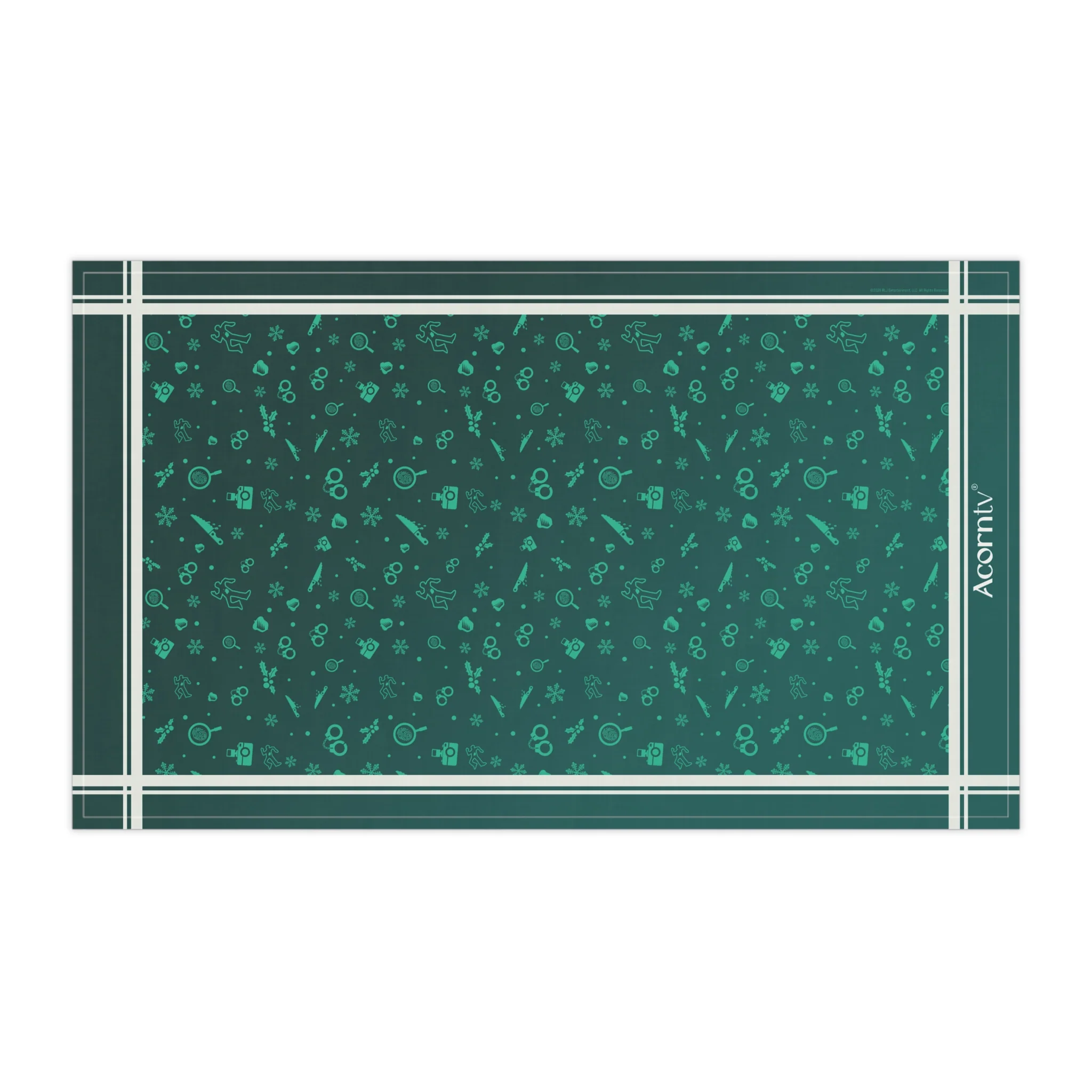 Acorn TV Four Seasons Winter Tea Towel - Image 3