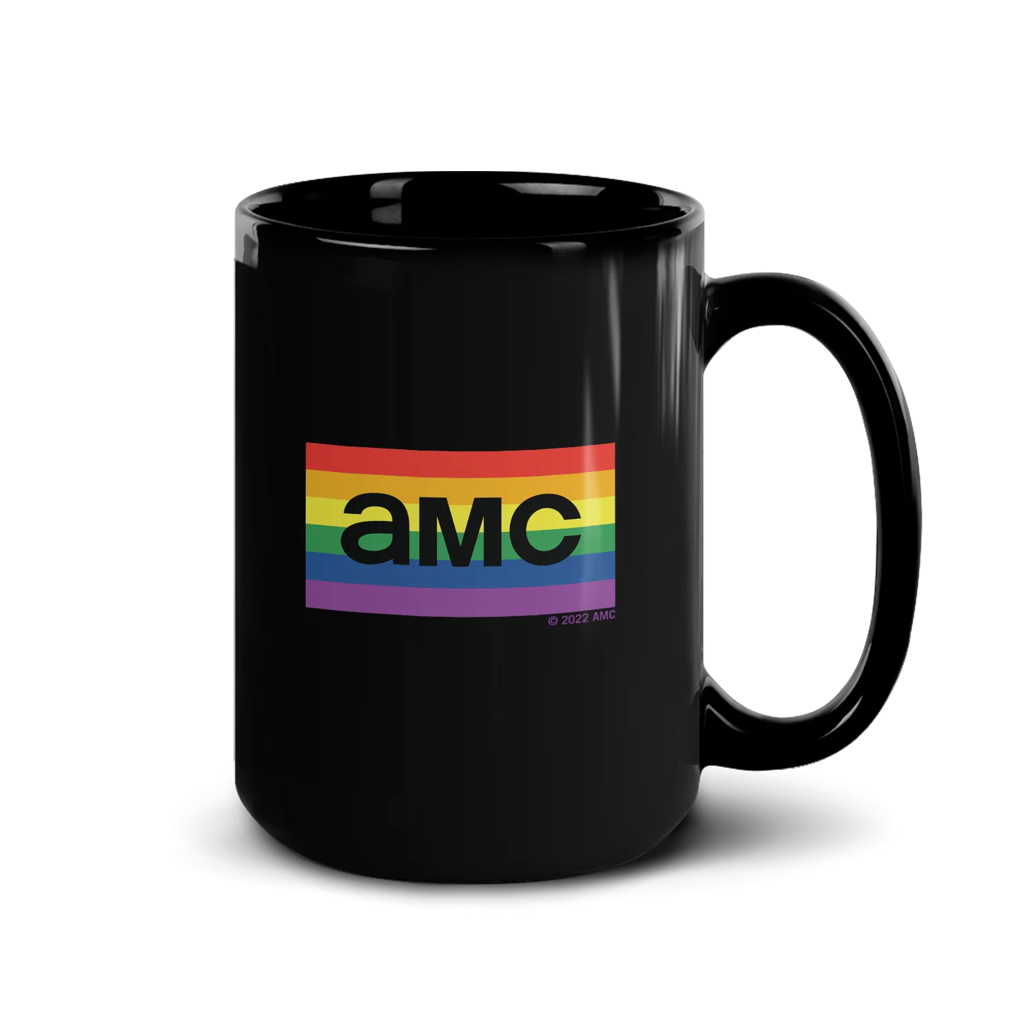 AMC Pride Logo Black Mug - Image 3