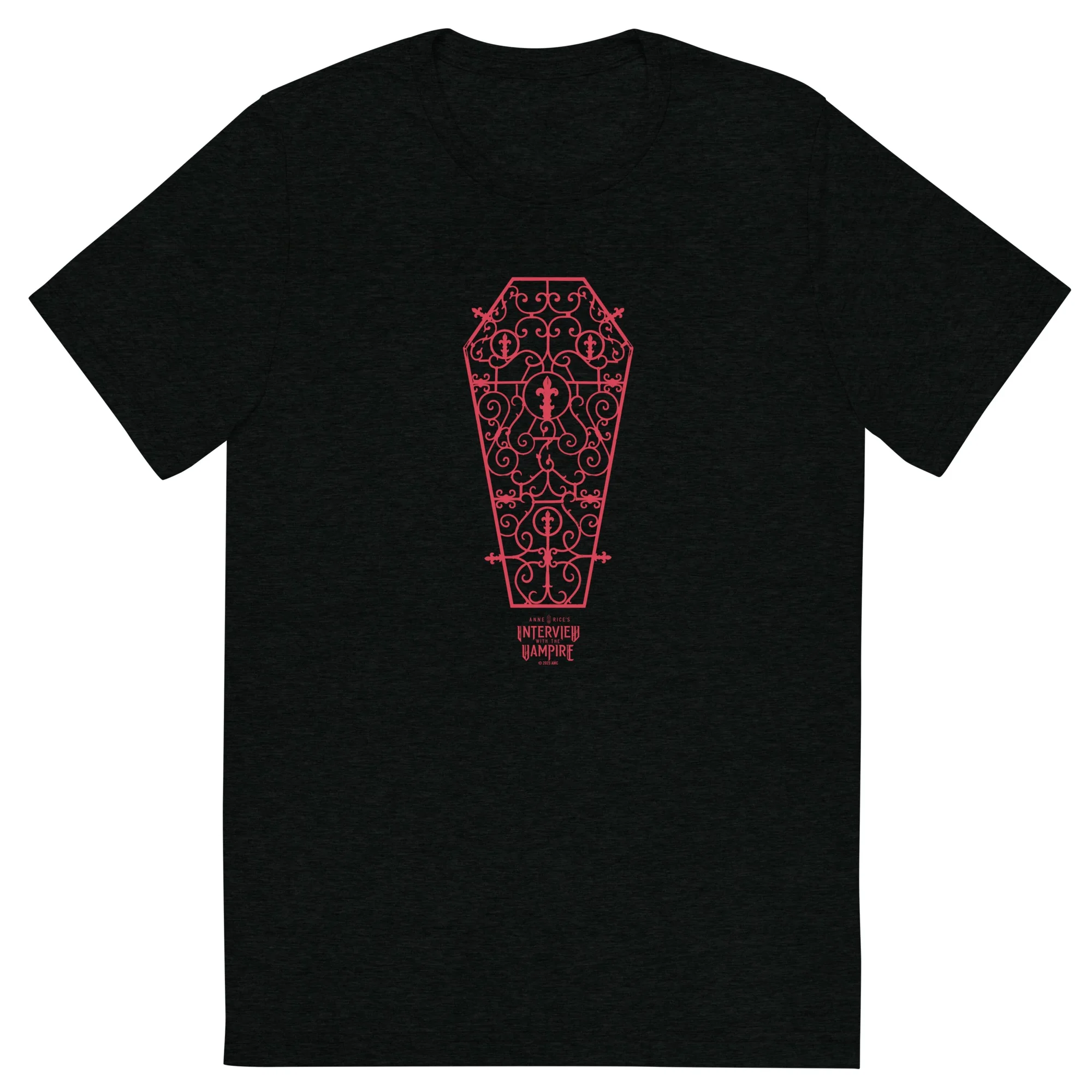 Anne Rice's Interview With The Vampire Coffin Adult Tri-Blend T-Shirt