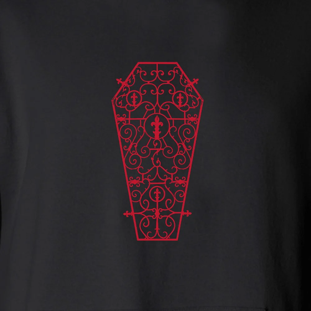 Anne Rice's Interview With The Vampire Crimson Coffin Fleece Hooded Sweatshirt - Image 2