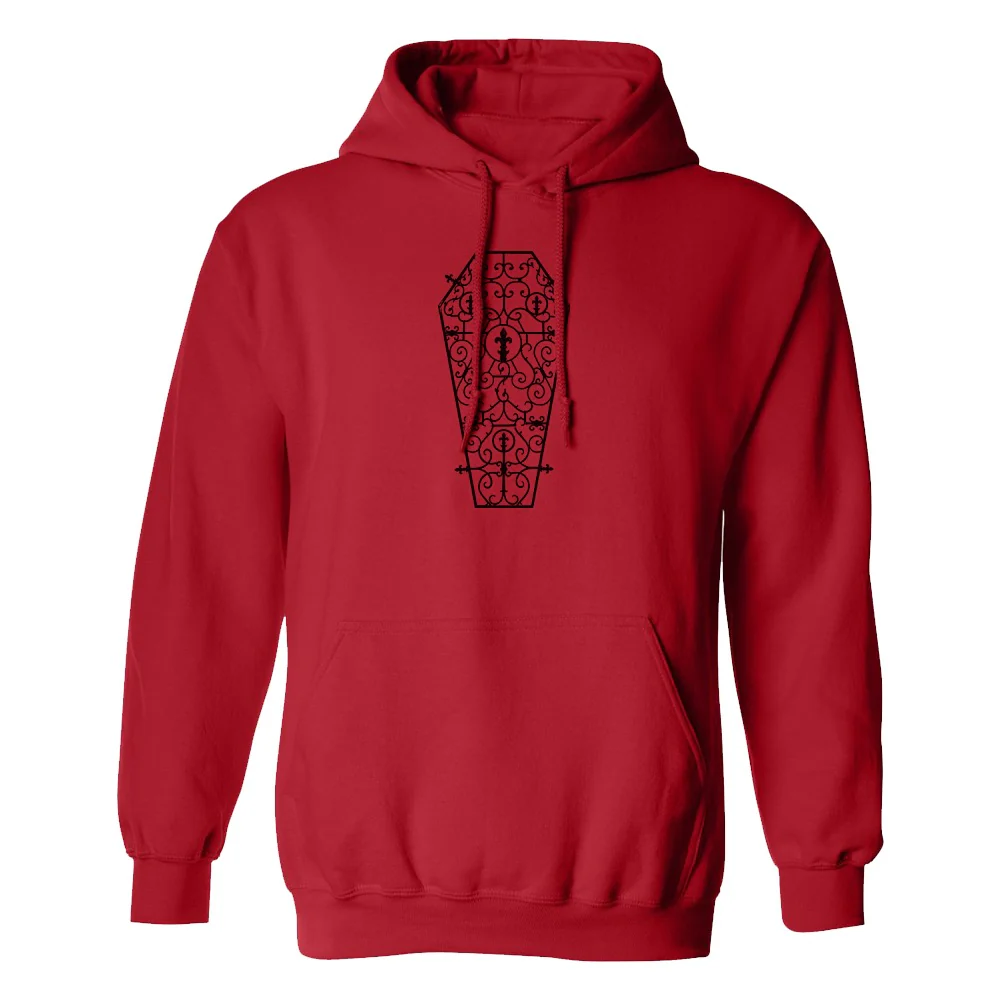 Crimson Coffin Hooded Sweatshirt - Image 7