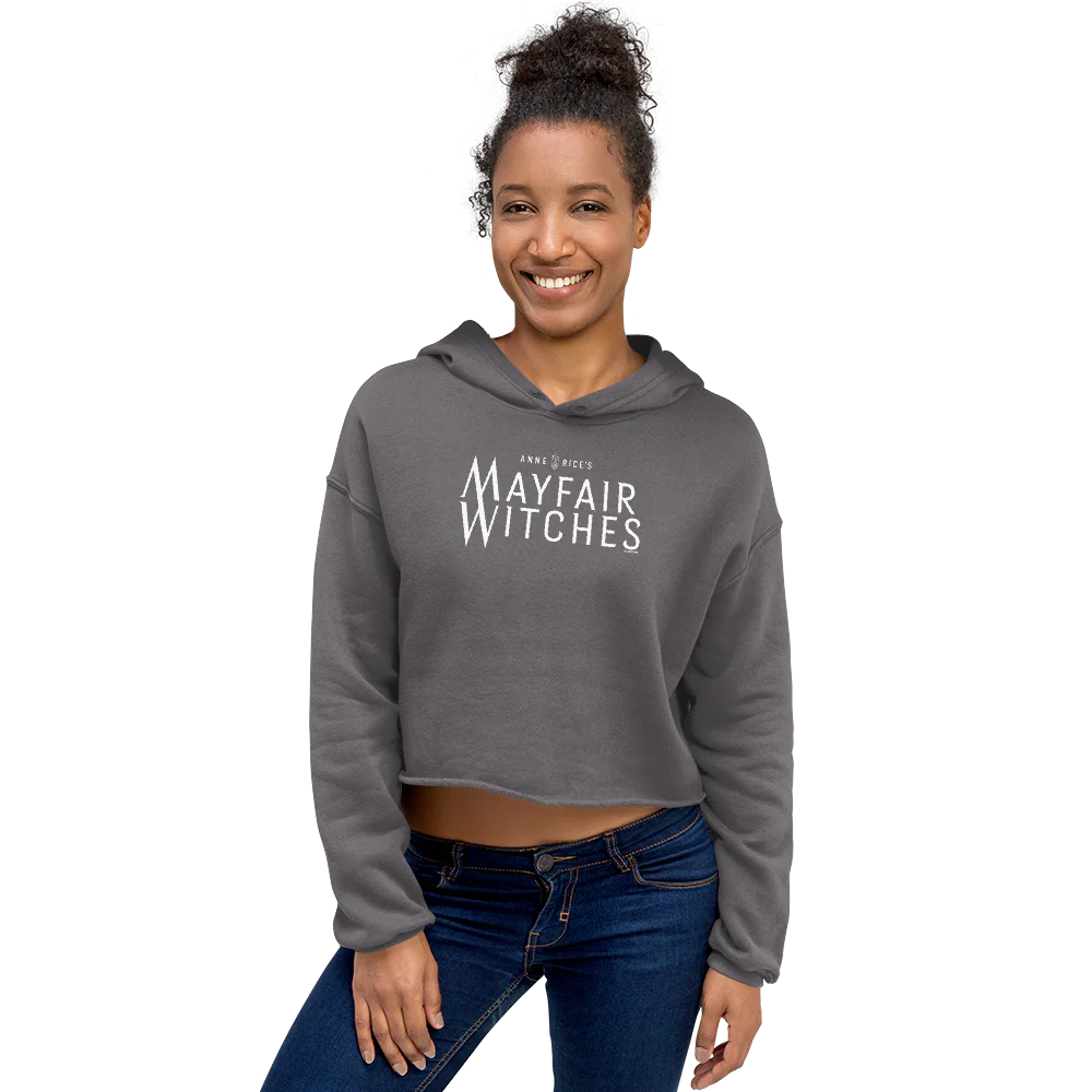 Anne Rice's Mayfair Witches Logo Women's Fleece Crop Hooded Sweatshirt - Image 3