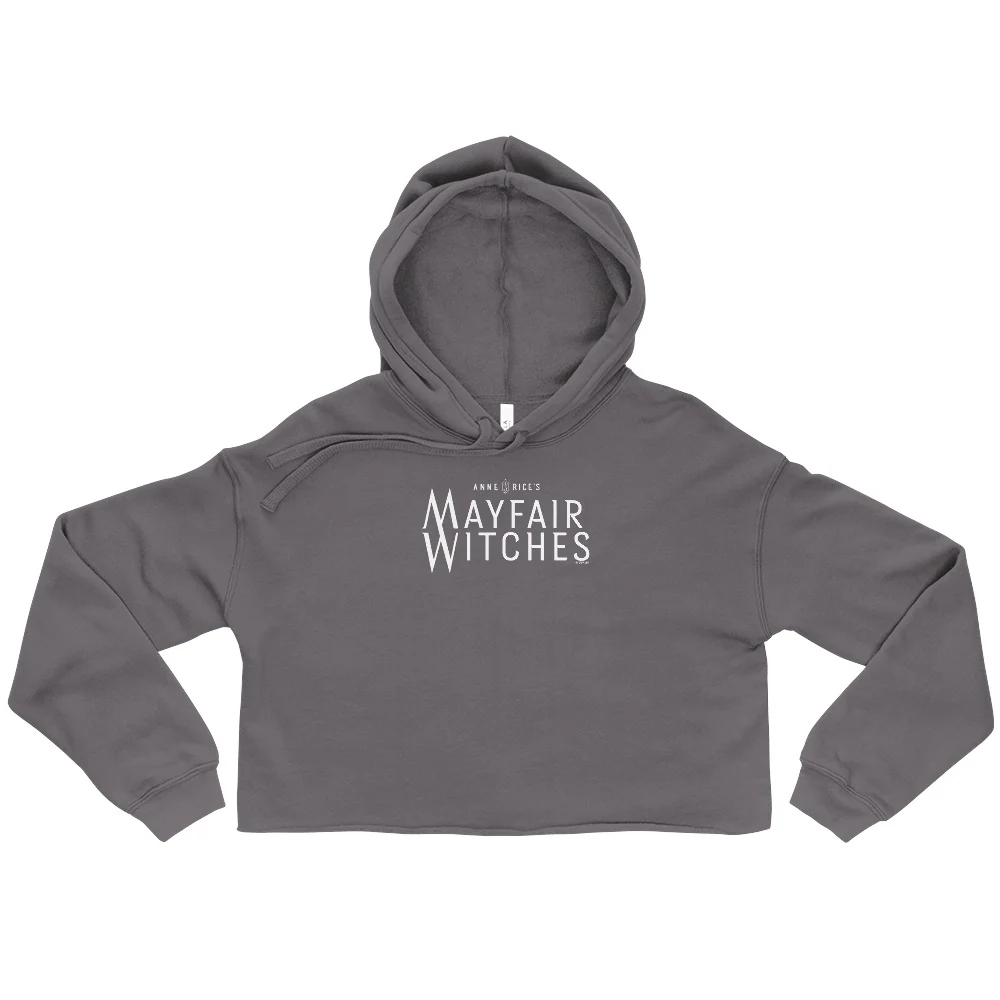 Anne Rice's Mayfair Witches Logo Women's Fleece Crop Hooded Sweatshirt - Image 4
