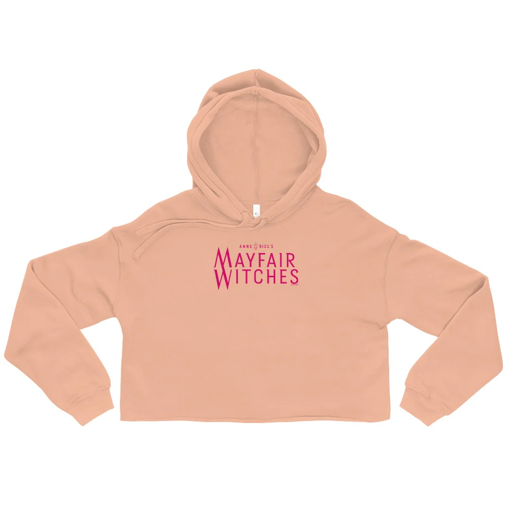 Anne Rice's Mayfair Witches Logo Women's Fleece Crop Hooded Sweatshirt - Image 7