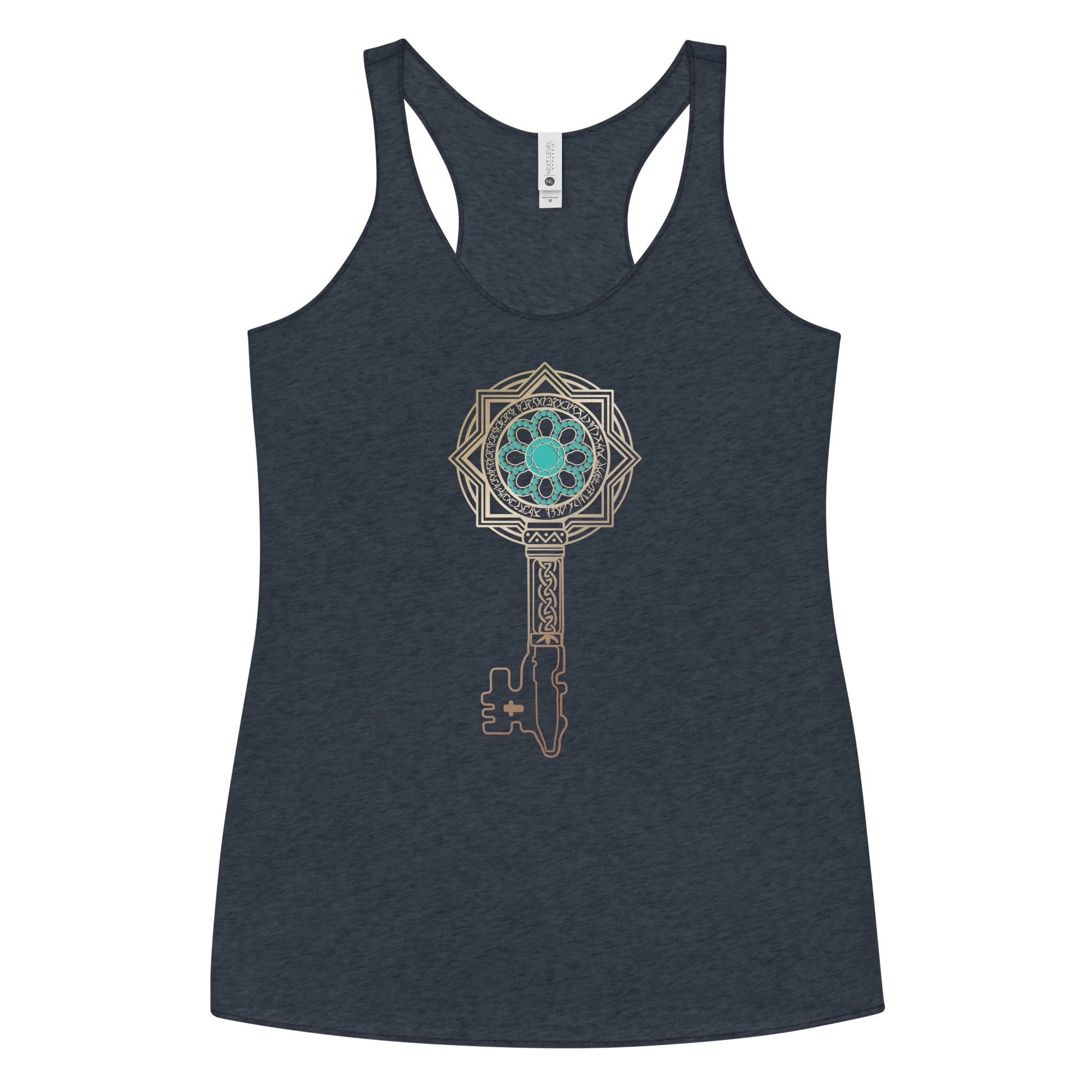 Anne Rice's Mayfair Witches Skeleton Key Women's Tri-Blend Racerback Tank Top - Image 6