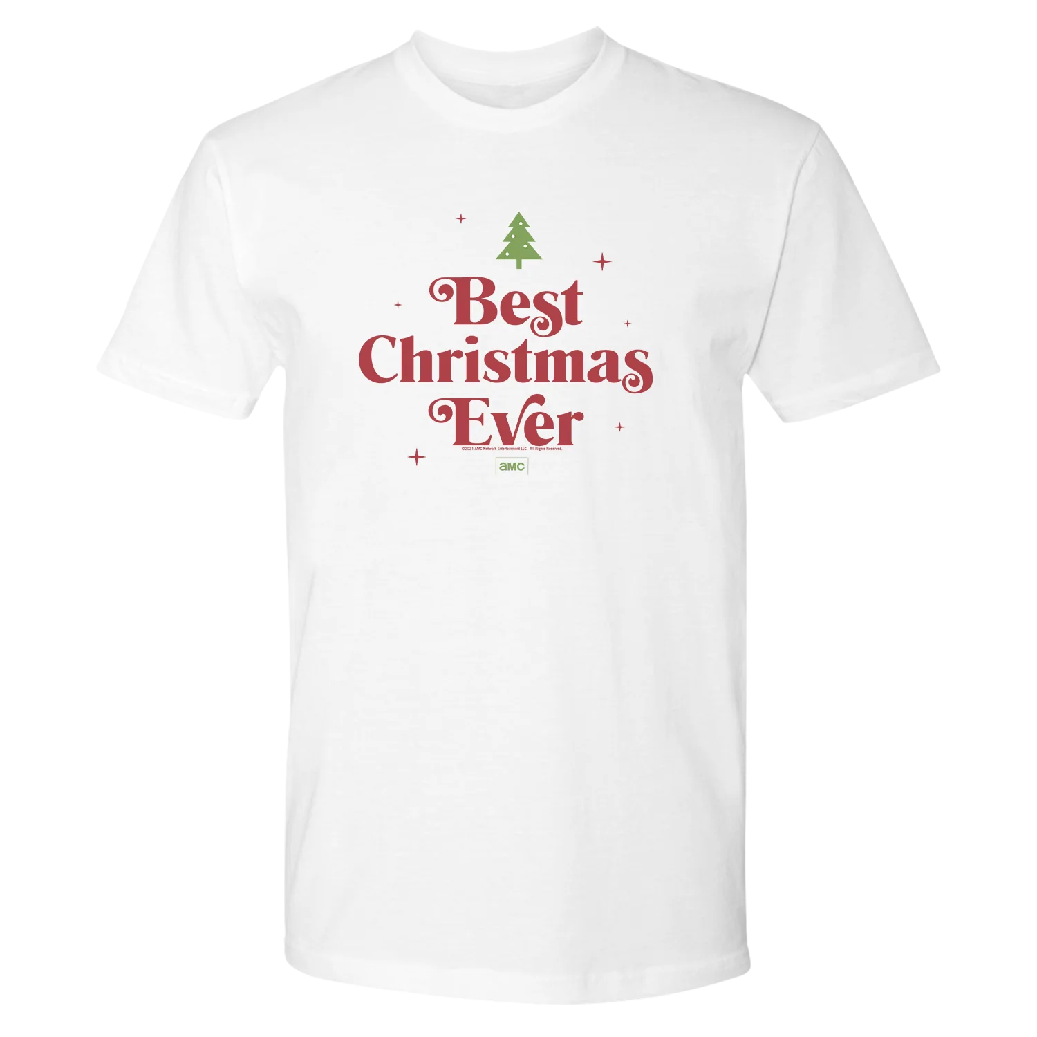 Best Christmas Ever Logo Adult Short Sleeve T-Shirt - Image 5
