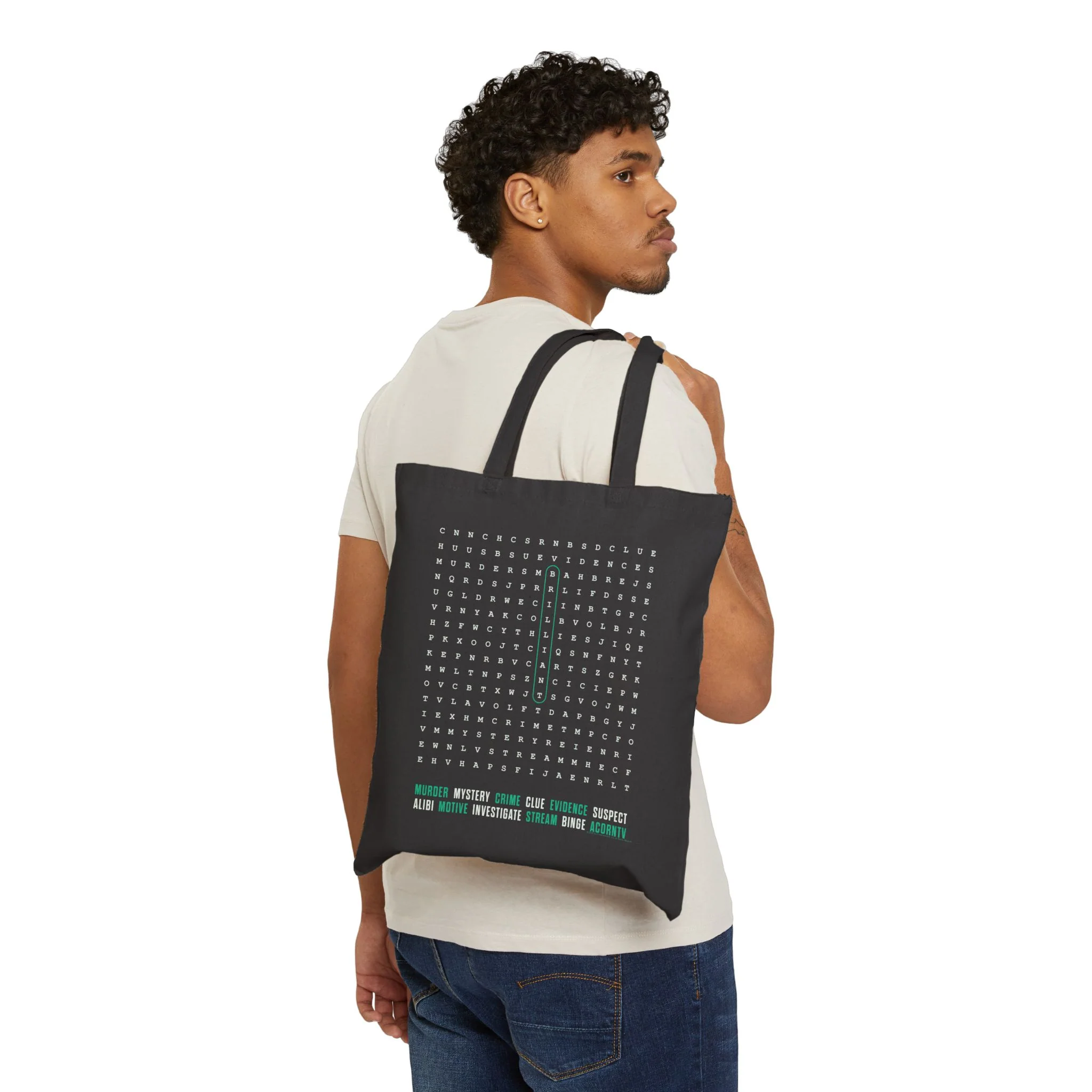 Acorn TV Mystery Word Search Tote Bag - Image 5