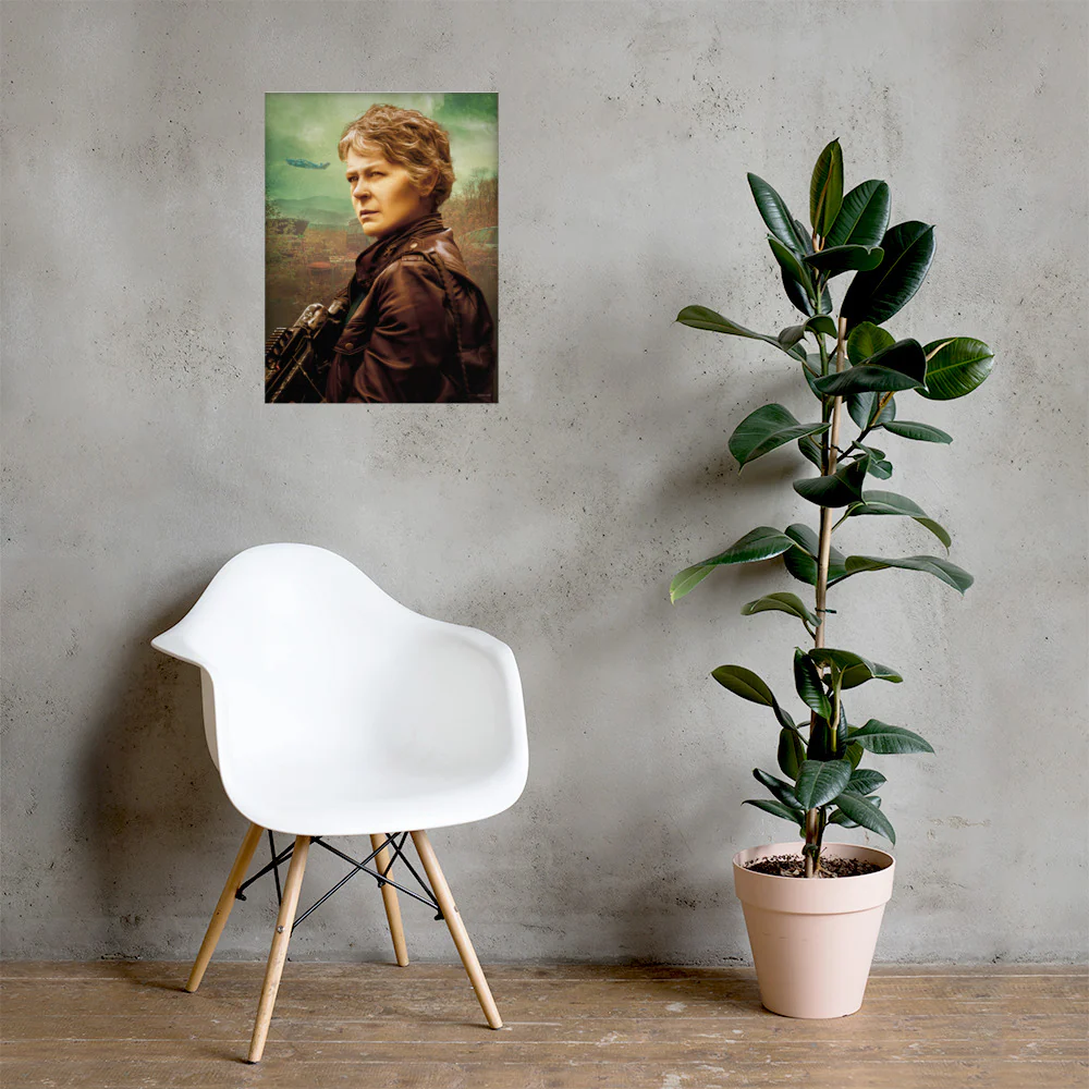 The Walking Dead: Daryl Dixon Carol French Portrait Premium Poster - Image 2