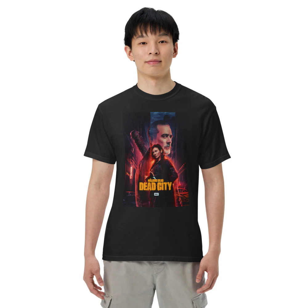 Dead City Season 2 Key Art Negan Comfort Colors T-Shirt - Image 3