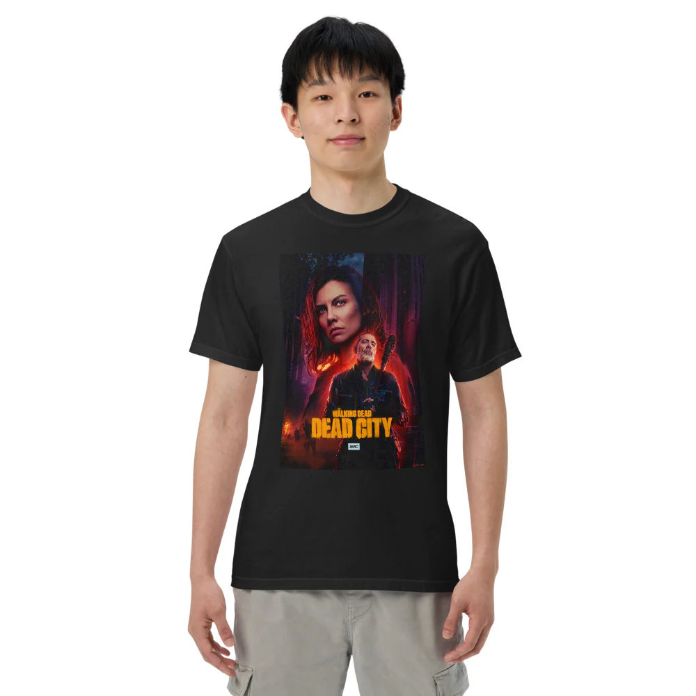Dead City Season 2 Key Art Maggie Comfort Colors T-Shirt - Image 3