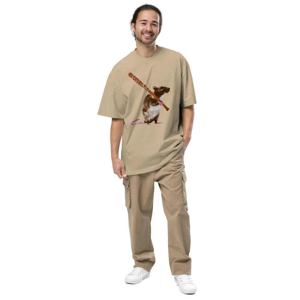 Dead City Season 2 Sewer Slugger Oversized Faded T-Shirt - Image 17