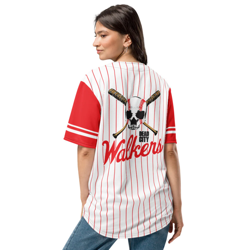 Dead City Walkers Baseball Jersey - Image 8