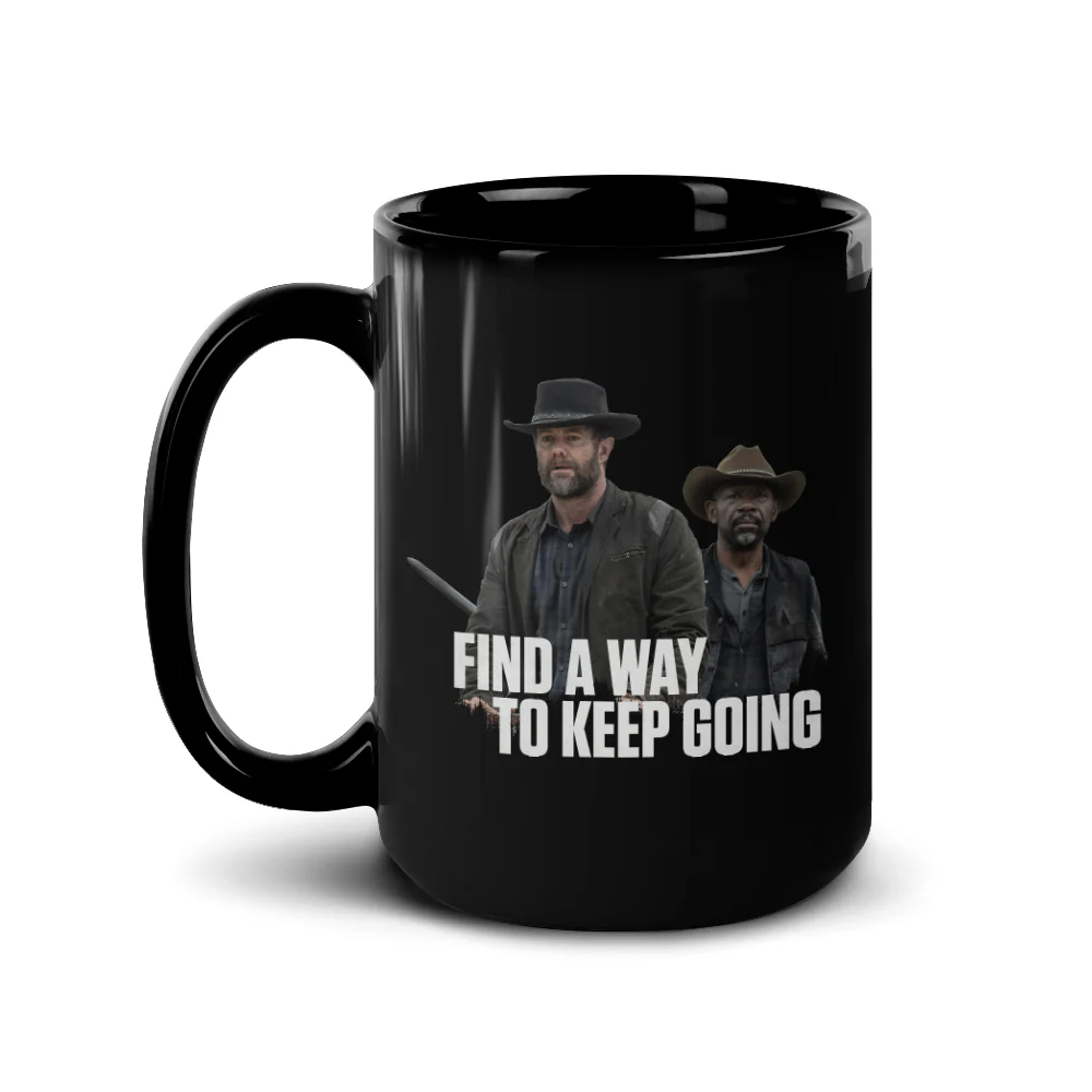 Fear The Walking Dead Keep Going Black Mug - Image 3
