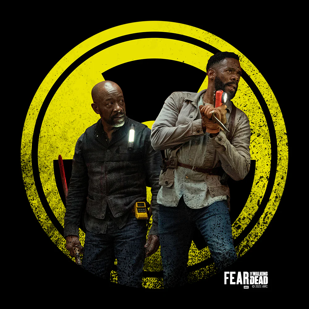 Fear The Walking Dead Morgan and Strand Nuclear Adult Short Sleeve T-Shirt - Image 2