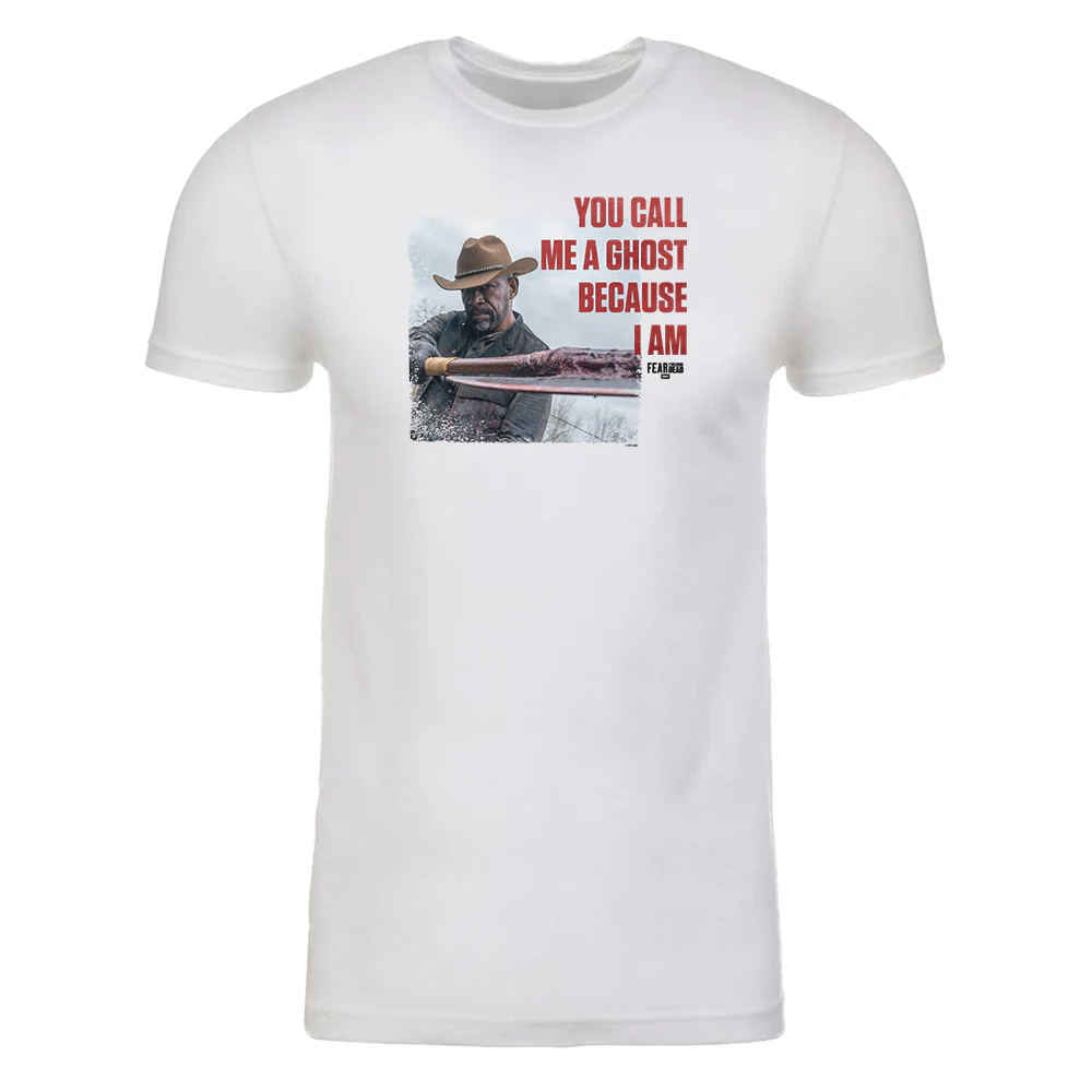 Fear The Walking Dead Morgan Call Me A Ghost Adult Short Sleeve T-Shirt - Image 3