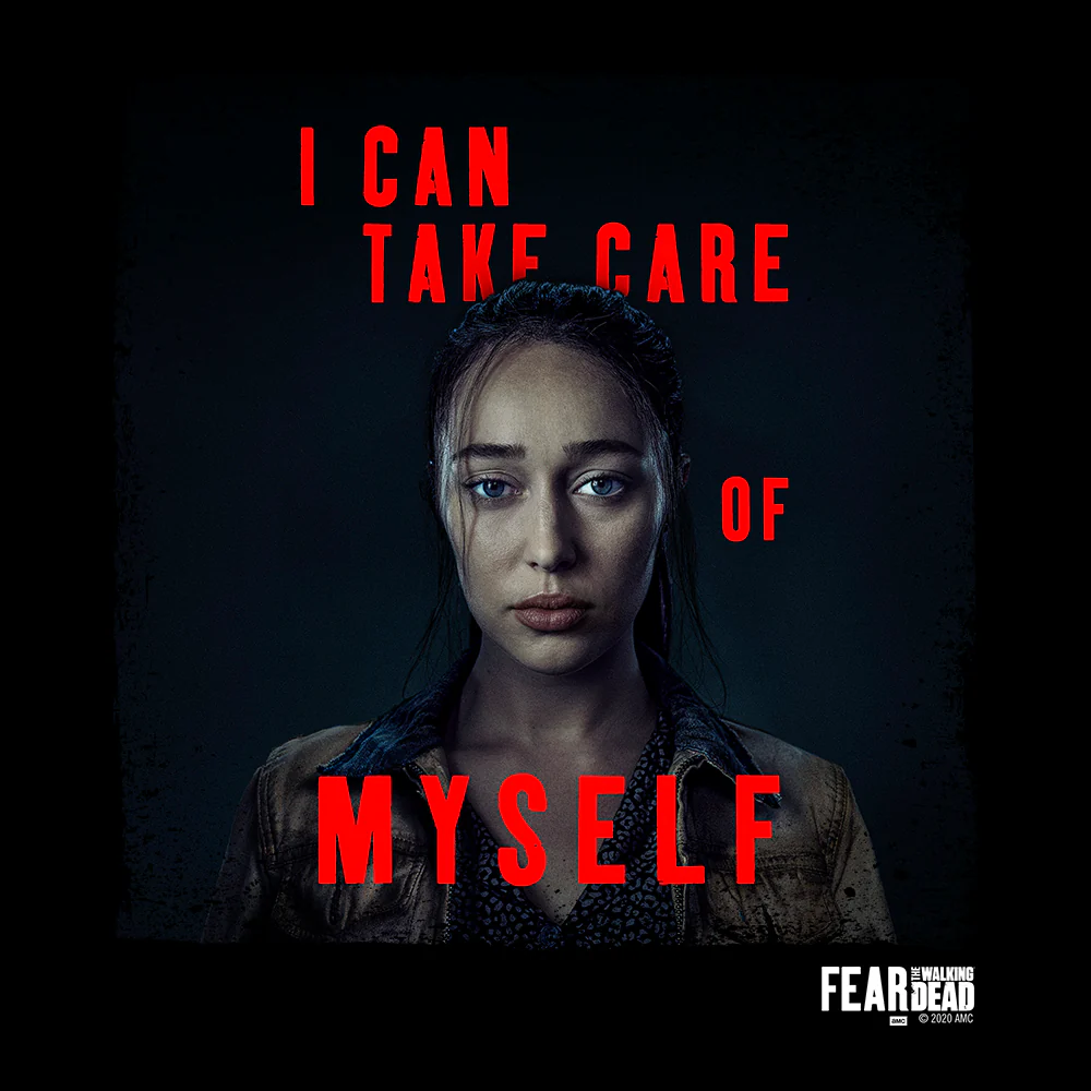 Fear The Walking Dead Season 6 Alicia Quote Adult Short Sleeve T-Shirt - Image 2