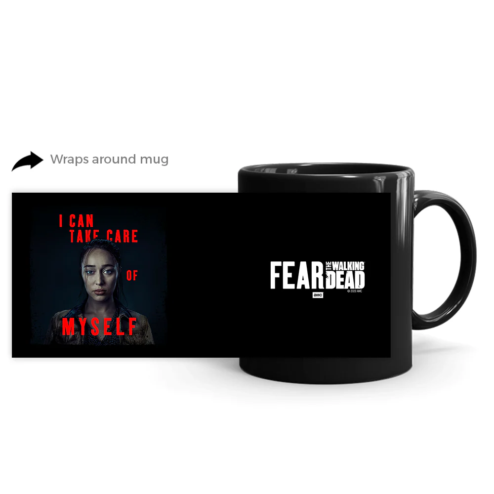 Fear The Walking Dead Season 6 Alicia Quote Black Mug - Image 3