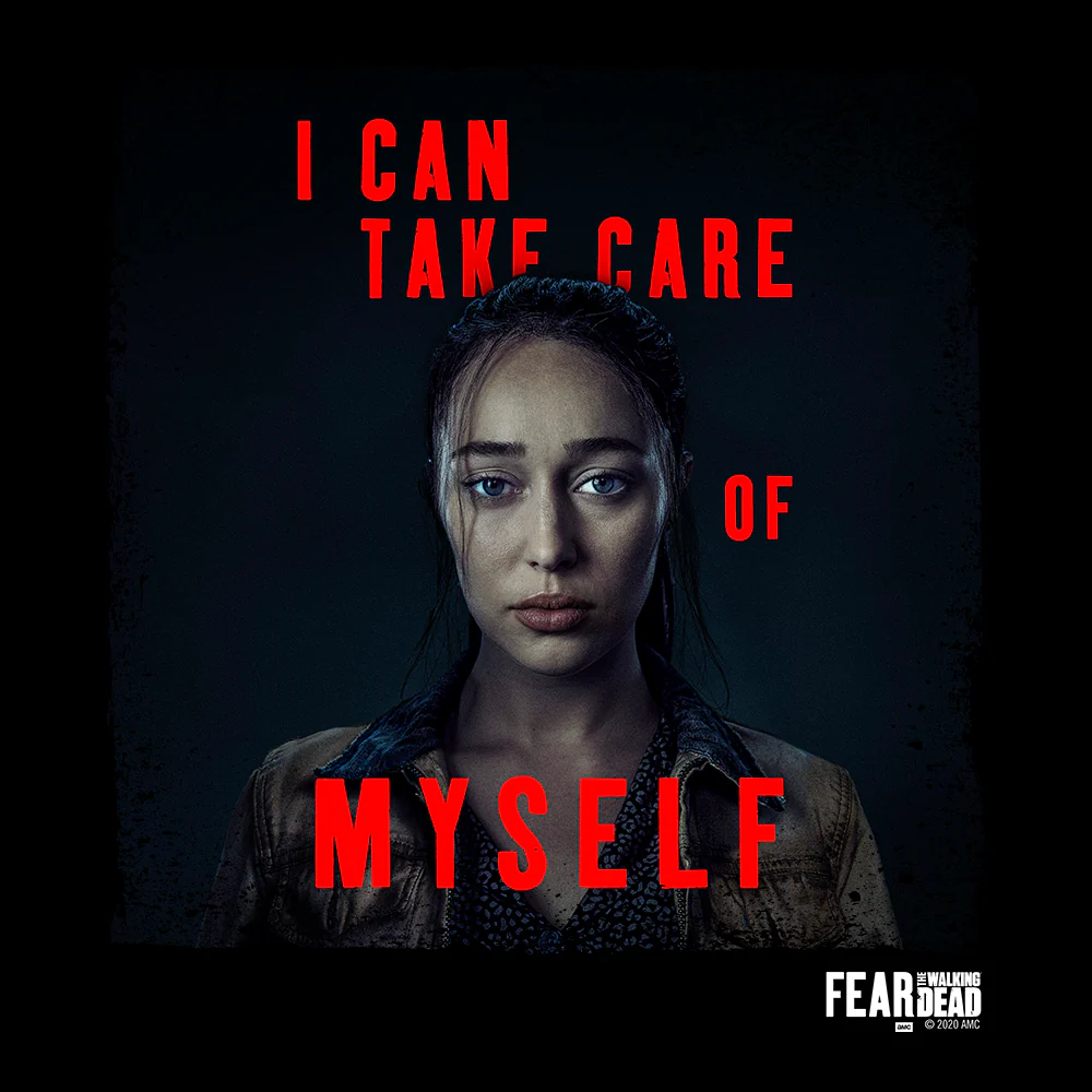 Fear The Walking Dead Season 6 Alicia Quote Women's Short Sleeve T-Shirt - Image 2
