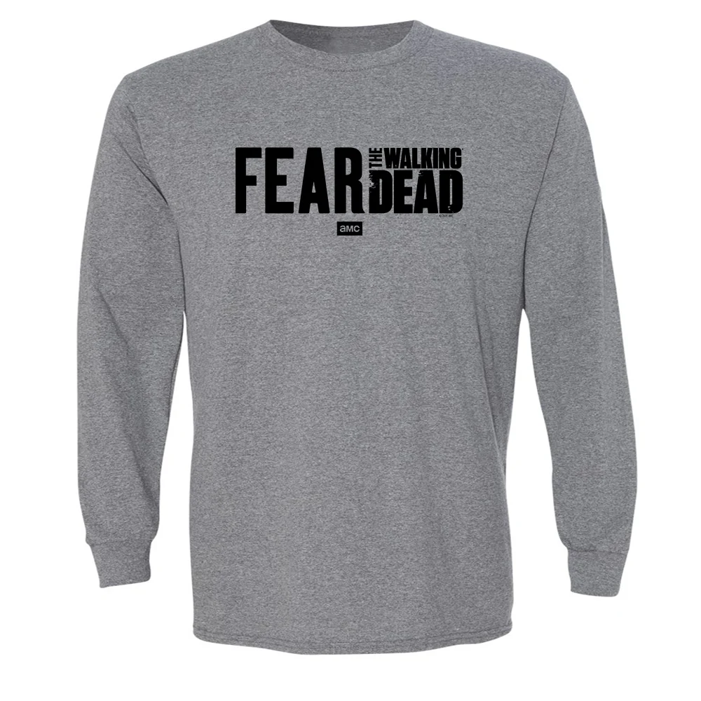 Fear The Walking Dead Season 6 Logo Adult Long Sleeve T-Shirt - Image 3
