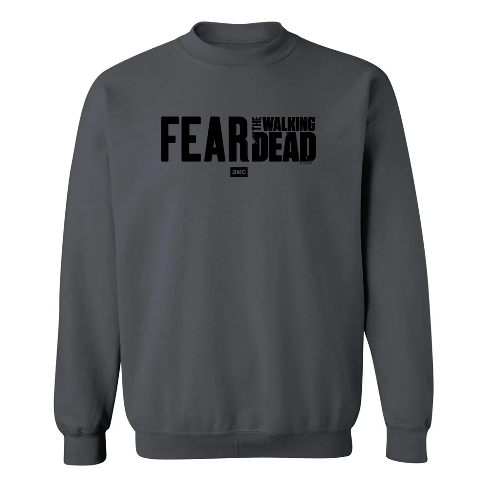 Fear The Walking Dead Season 6 Logo Fleece Crewneck Sweatshirt - Image 3