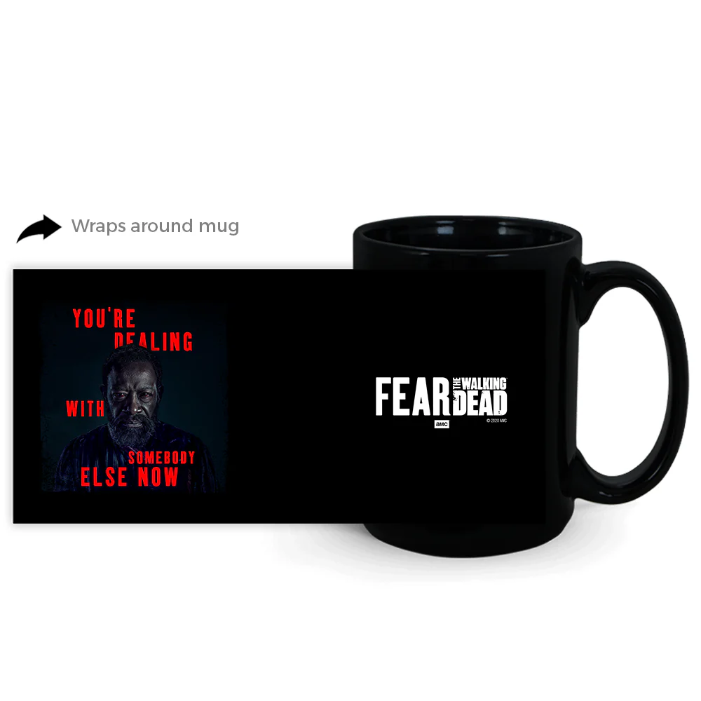 Fear The Walking Dead Season 6 Morgan Quote Black Mug - Image 3
