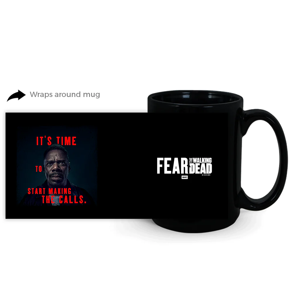 Fear The Walking Dead Season 6 Strand Quote Black Mug - Image 3