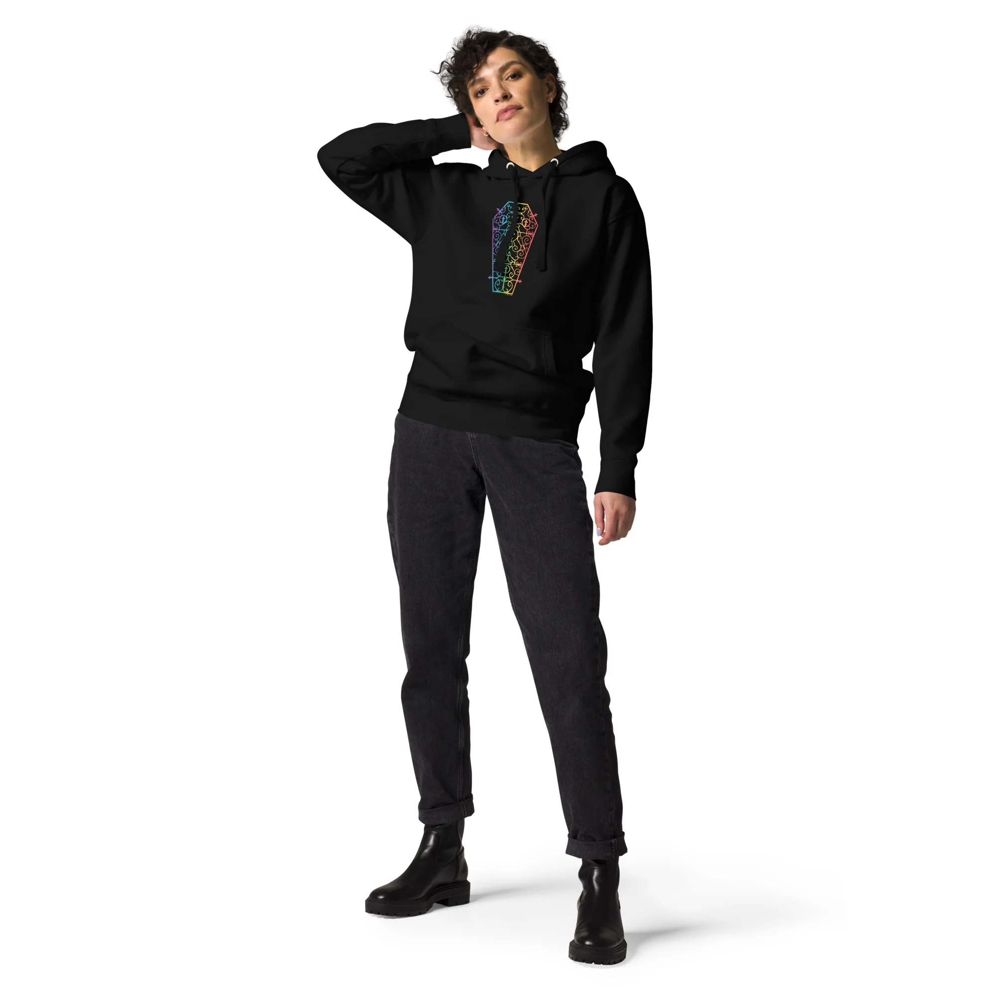 Anne Rice's Interview With The Vampire Love Rainbow Coffin Adult Hoodie - Image 4