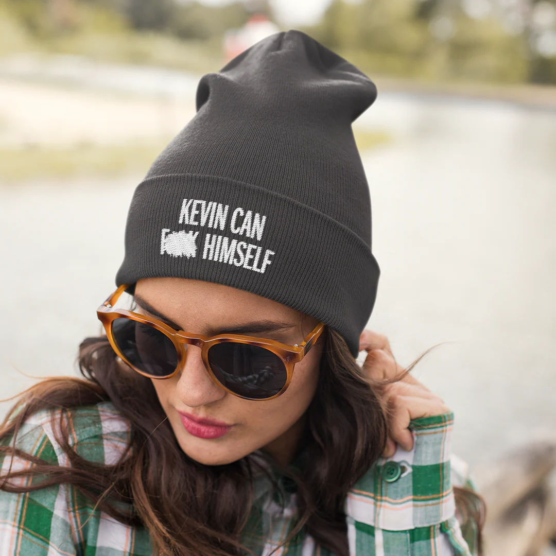 Kevin Can F**k Himself Logo Embroidered Beanie - Image 4