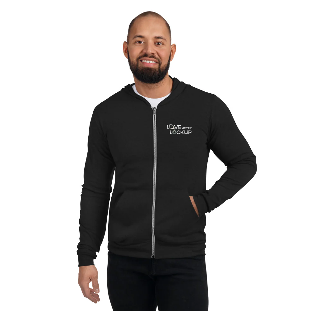 Love After Lockup Heart Zip-up Hoodie - Image 3