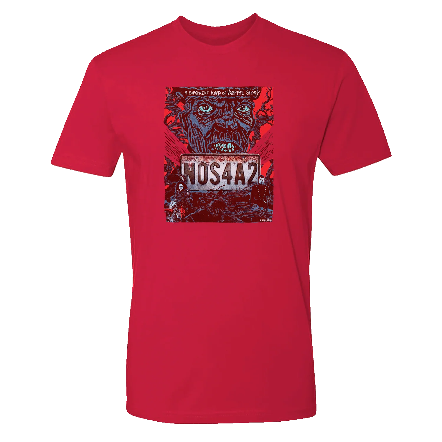 NOS4A2 Key Art Adult Short Sleeve T-Shirt - Image 4