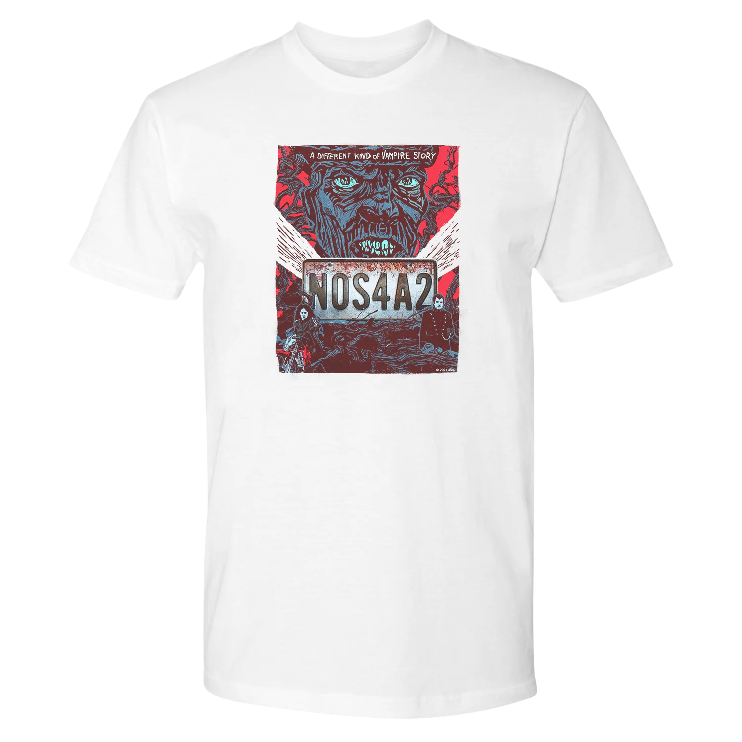 NOS4A2 Key Art Adult Short Sleeve T-Shirt - Image 5