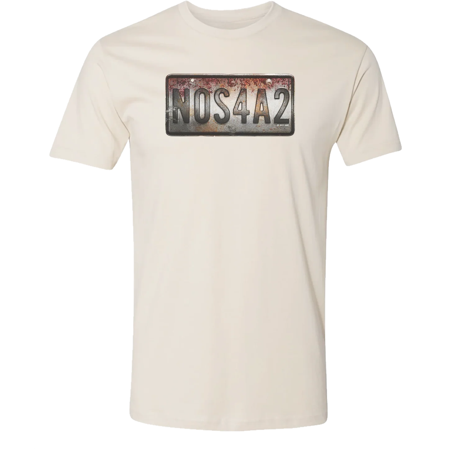NOS4A2 License Plate Adult Short Sleeve T-Shirt - Image 4