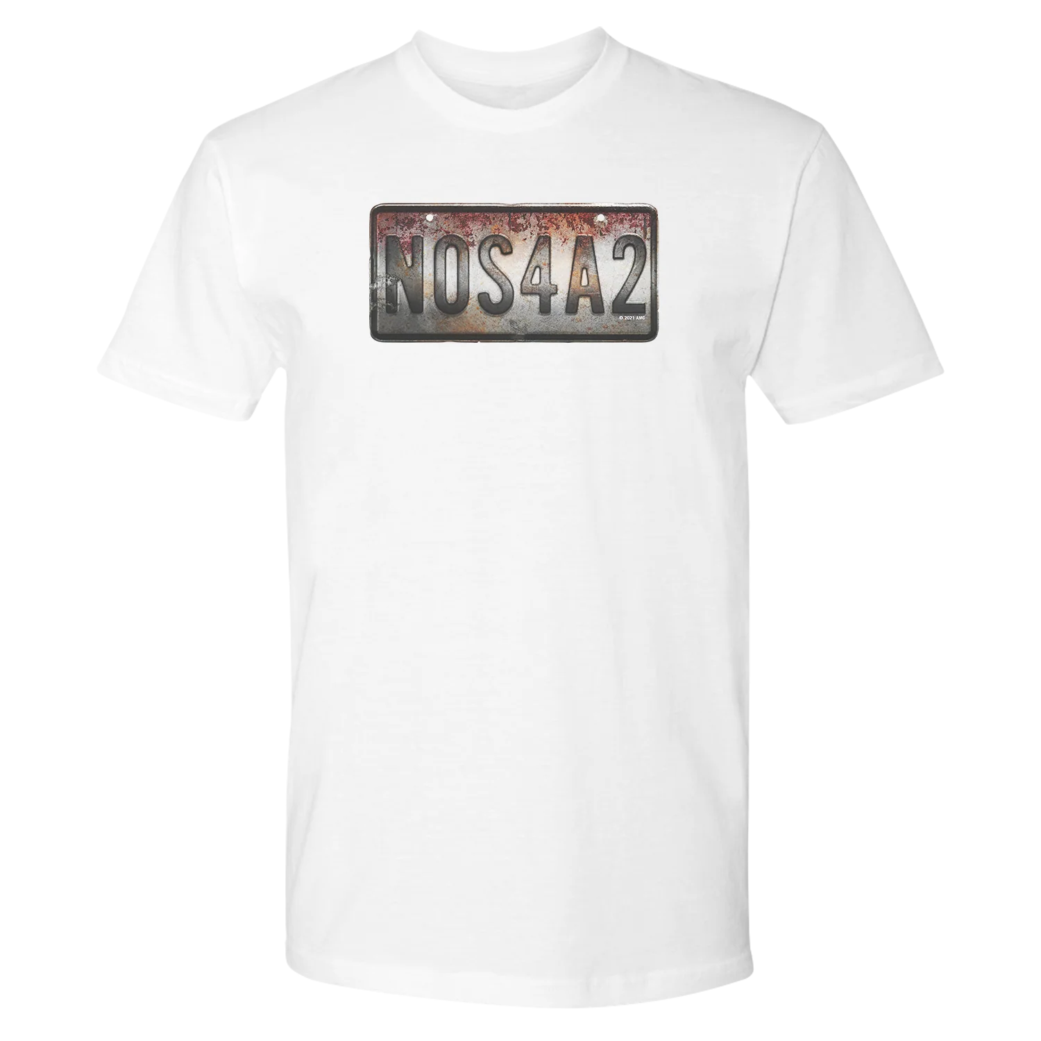 NOS4A2 License Plate Adult Short Sleeve T-Shirt - Image 5