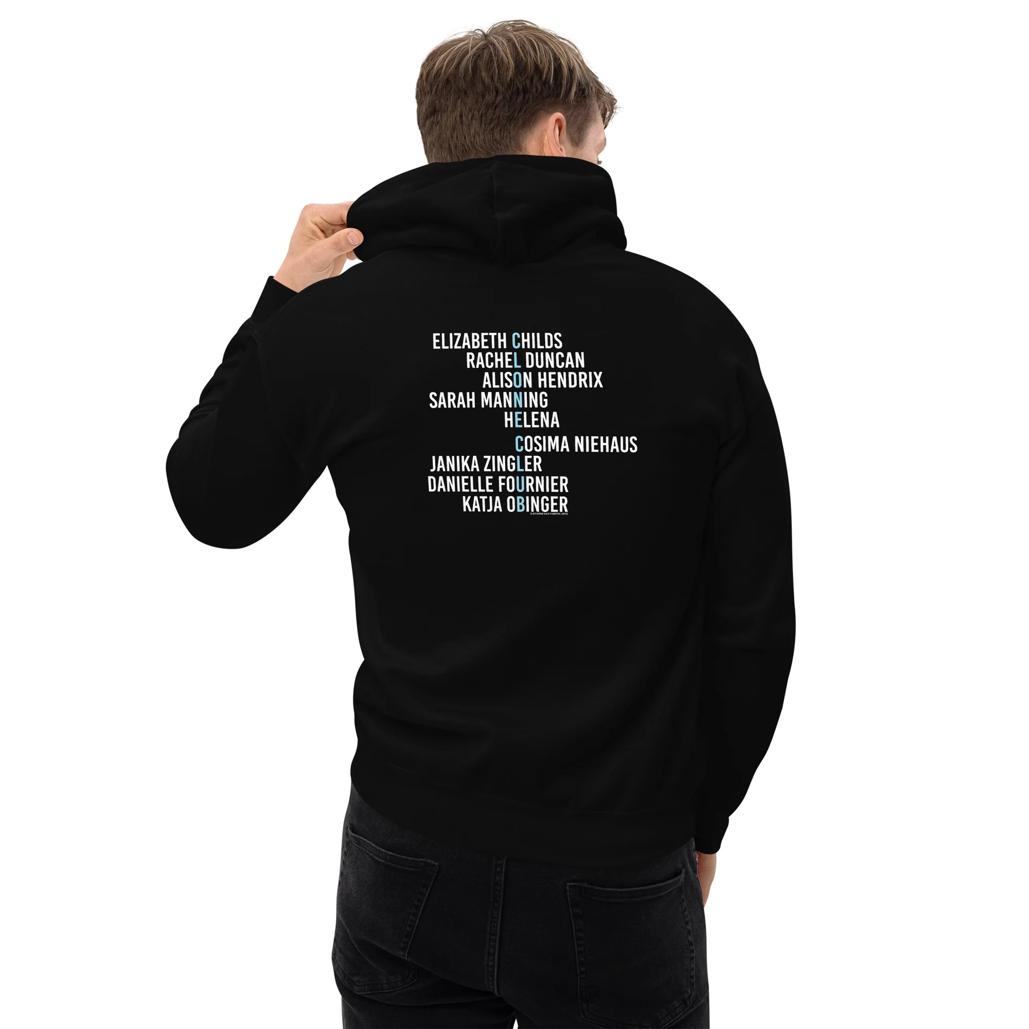 Orphan Black Clone Club Names Hoodie - Image 5