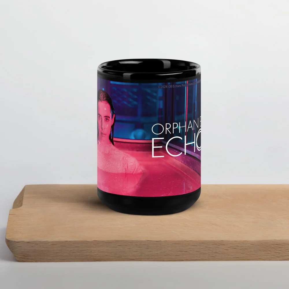 Orphan Black Echoes Key Art Black Glossy Mug - Image 13