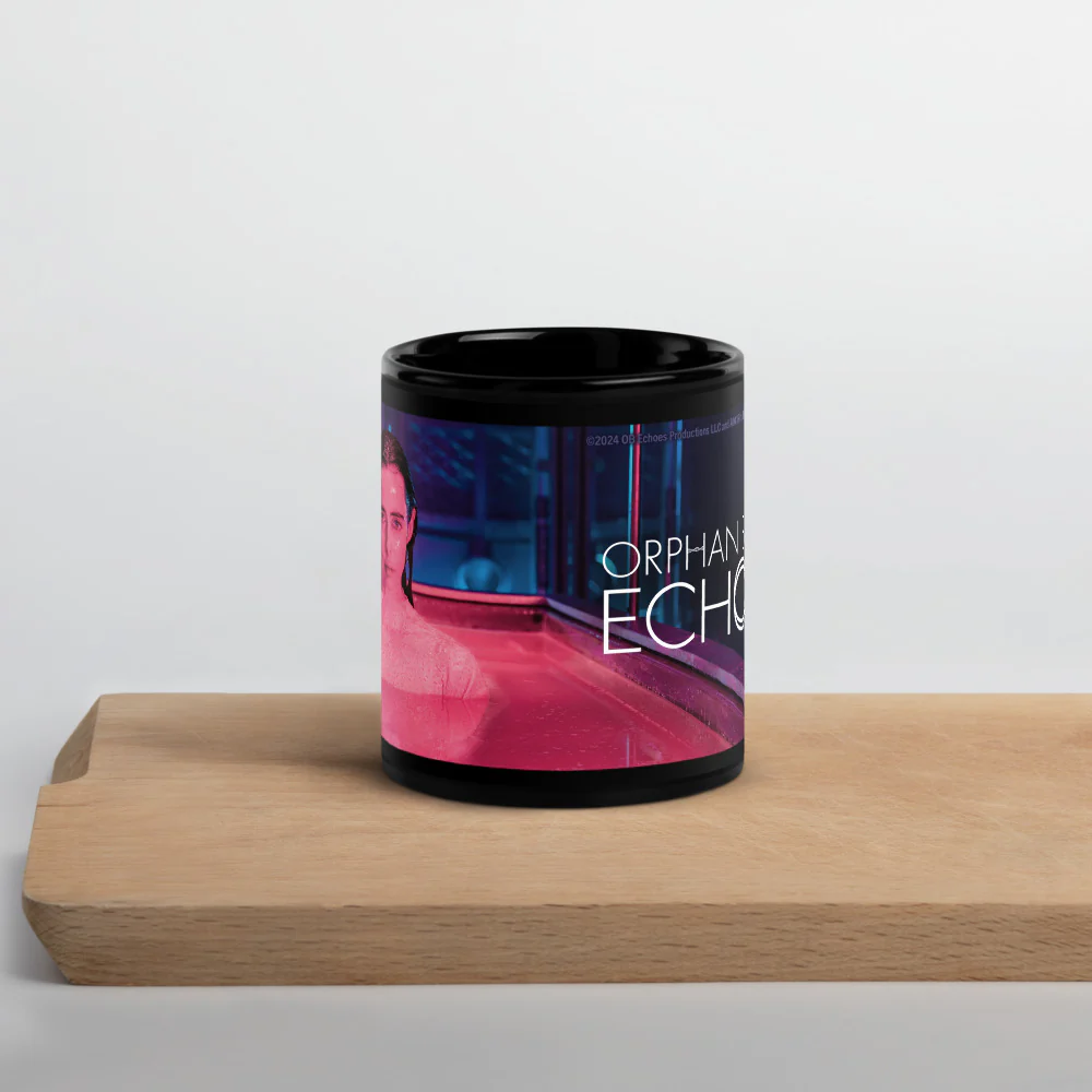 Orphan Black Echoes Key Art Black Glossy Mug - Image 5