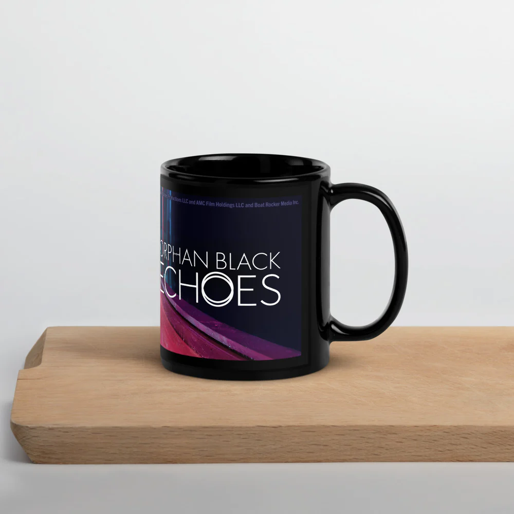 Orphan Black Echoes Key Art Black Glossy Mug - Image 7