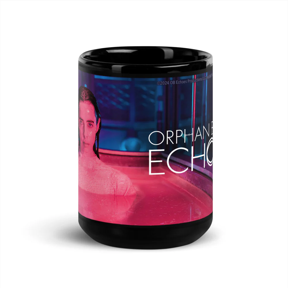 Orphan Black Echoes Key Art Black Glossy Mug - Image 9