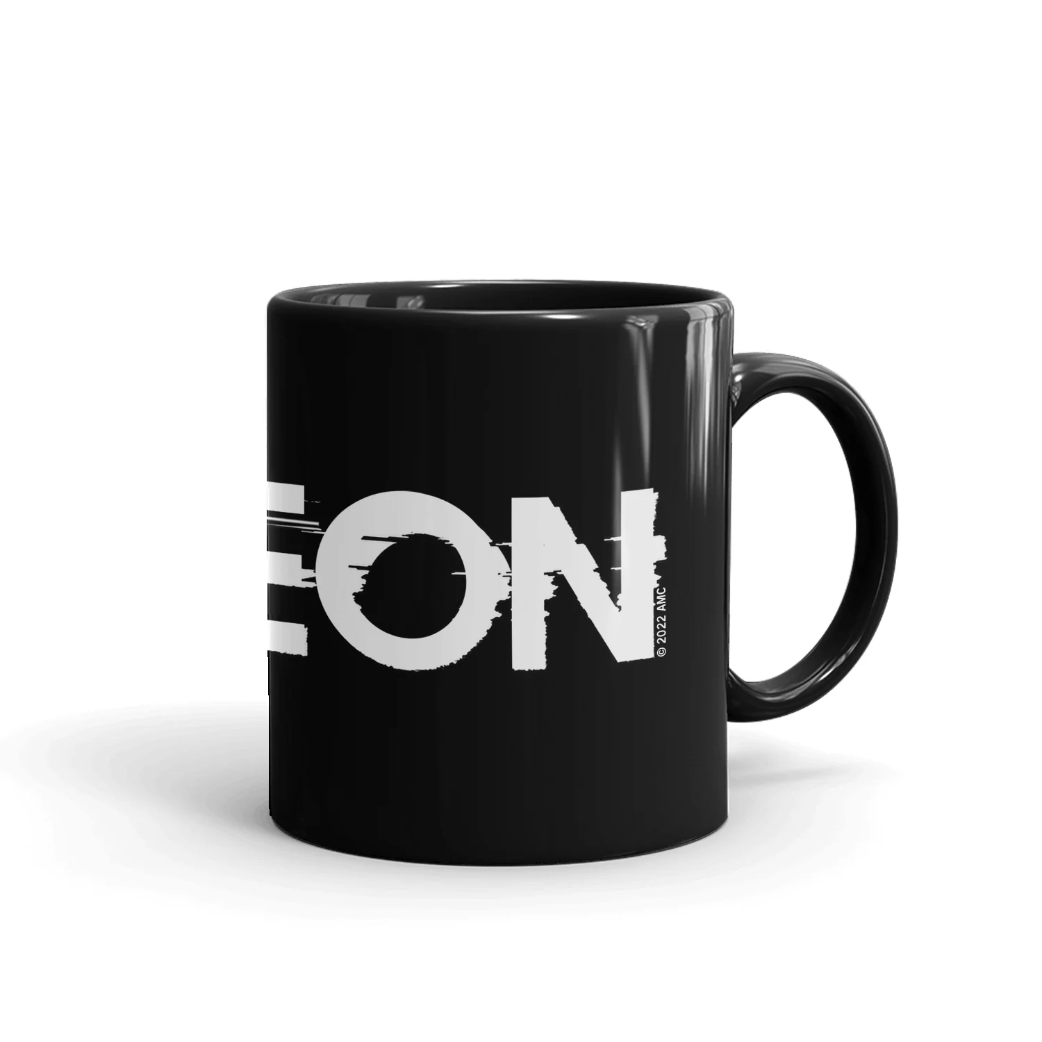 Pantheon Logo Black Mug - Image 4