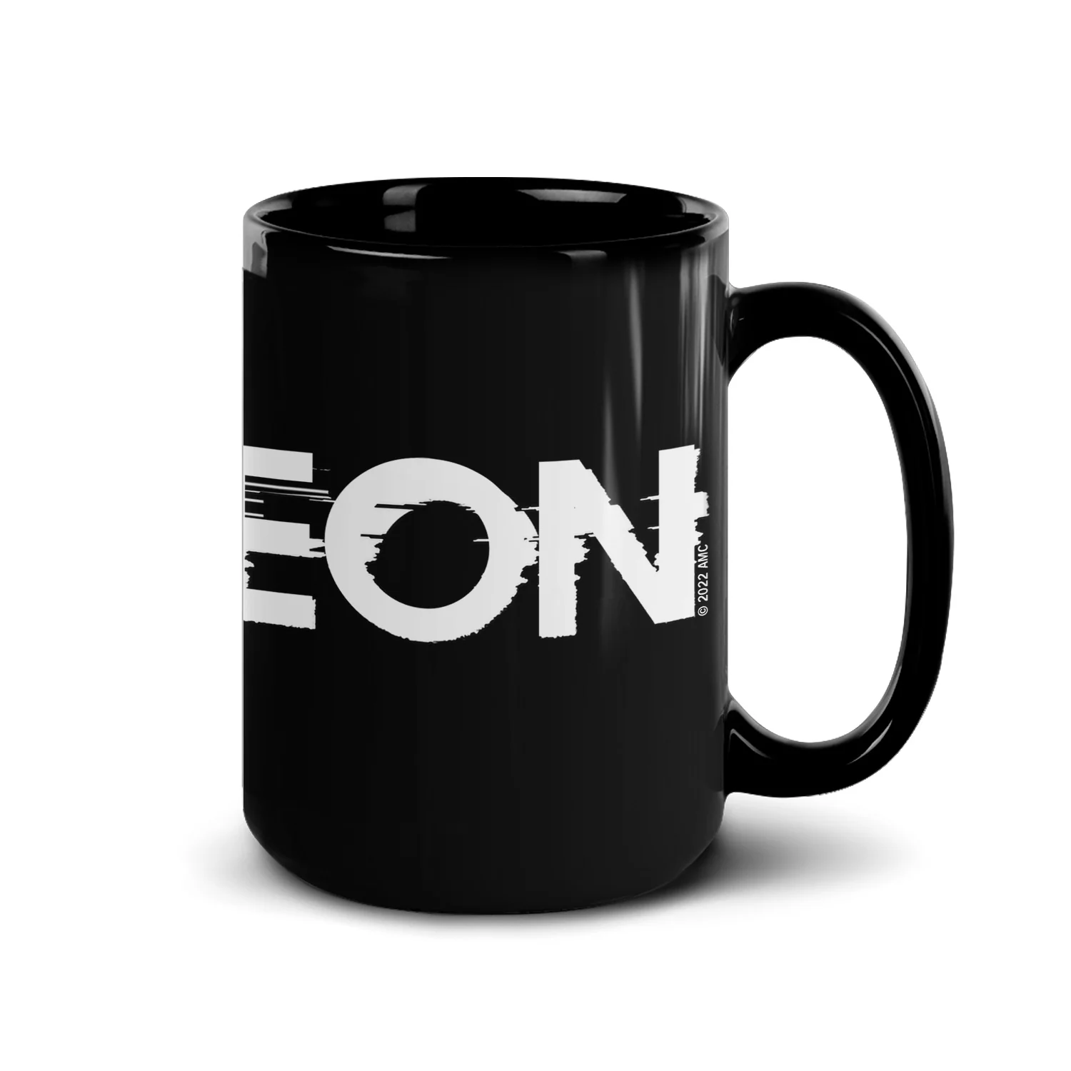 Pantheon Logo Black Mug - Image 7