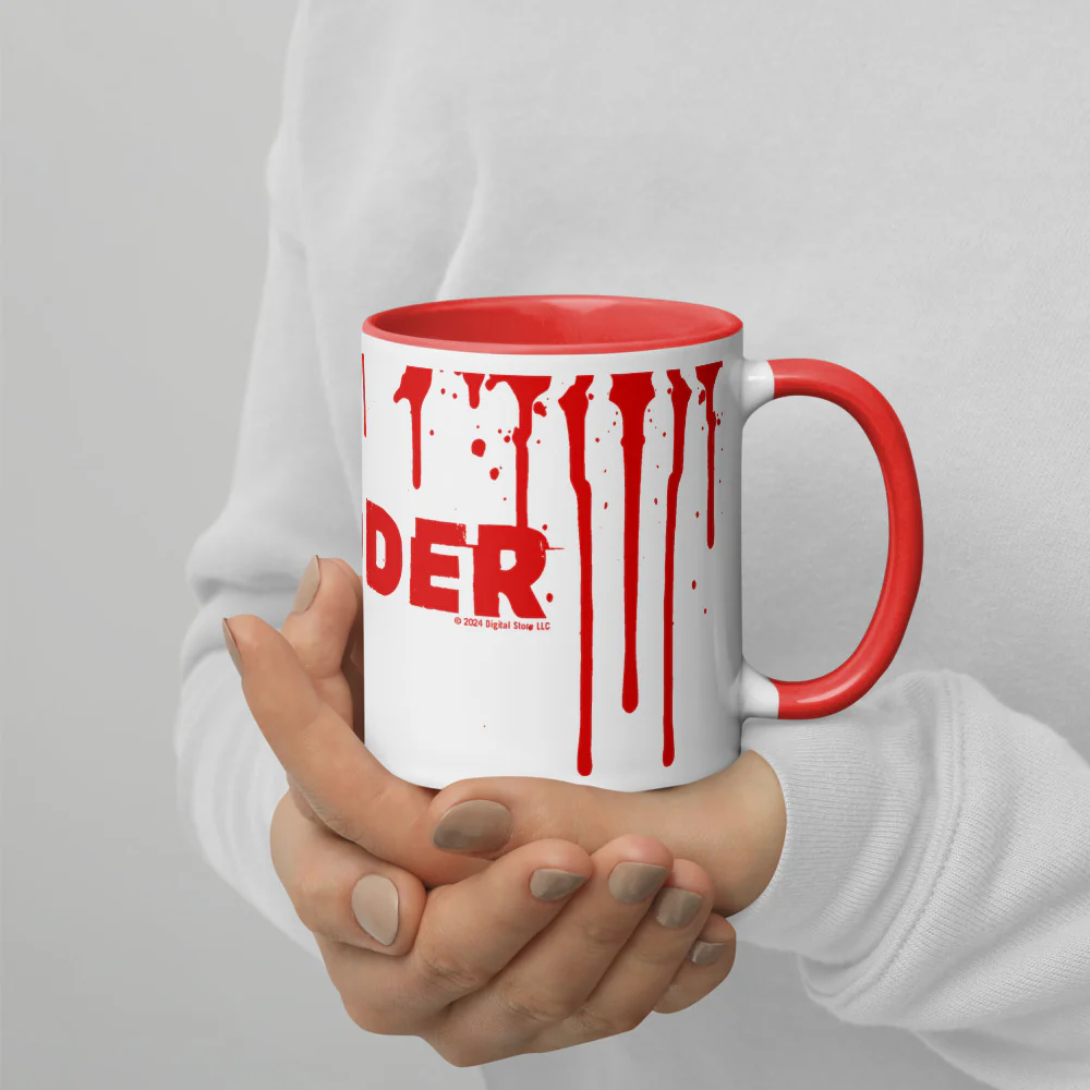 Shudder Logo Bloody Two-tone Mug - Image 5