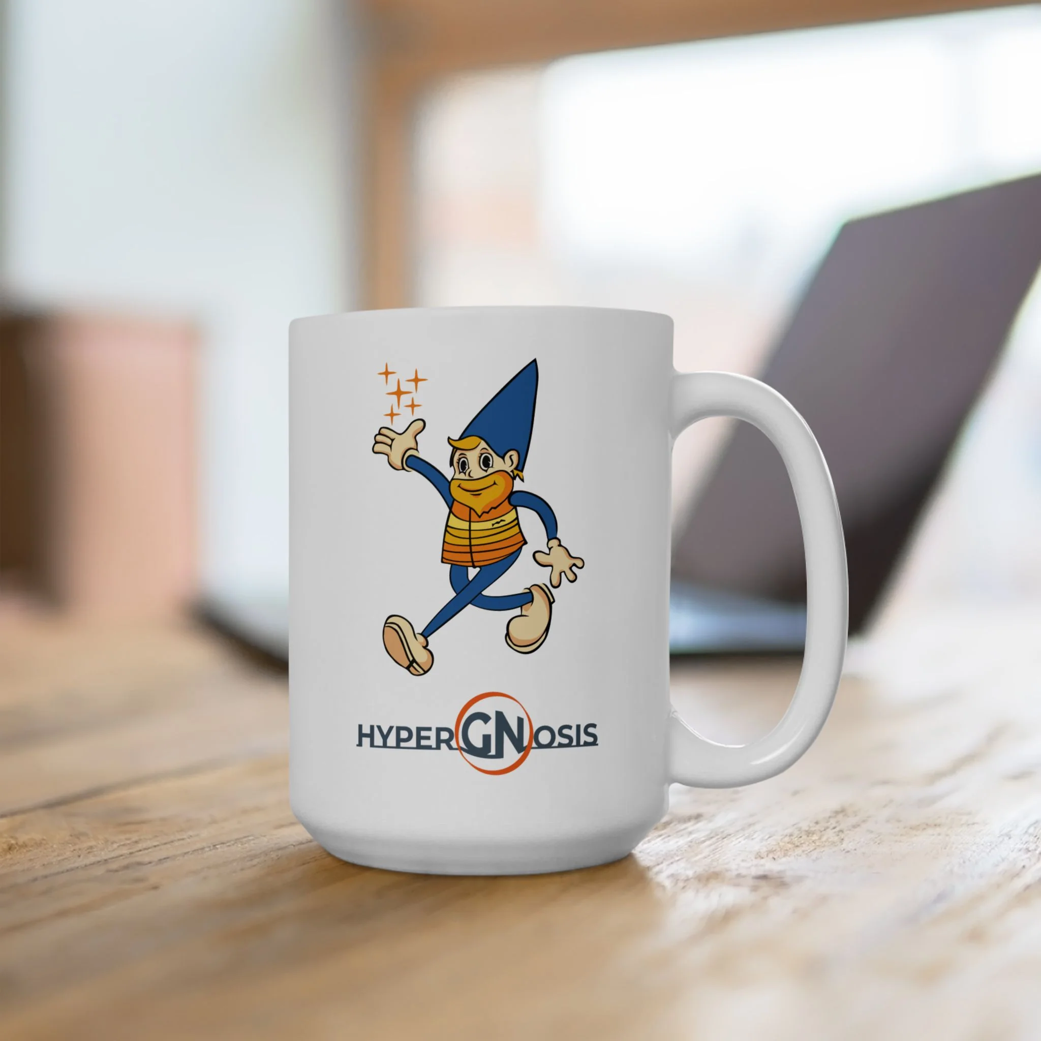 The Audacity HyperGnosis Gnome Ceramic Mug - Image 5