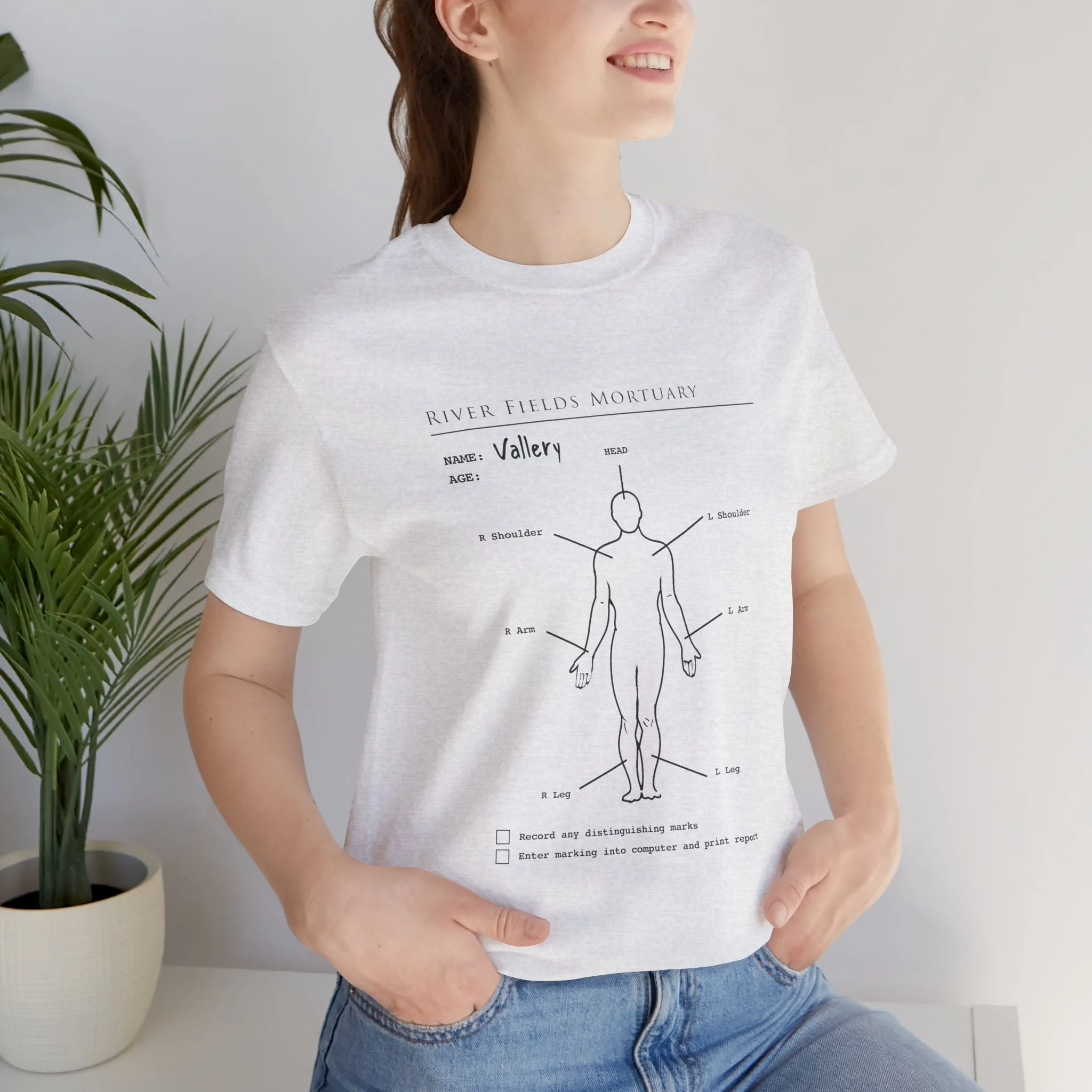 The Mortuary Assistant Clipboard Bella Canvas T-Shirt - Image 5