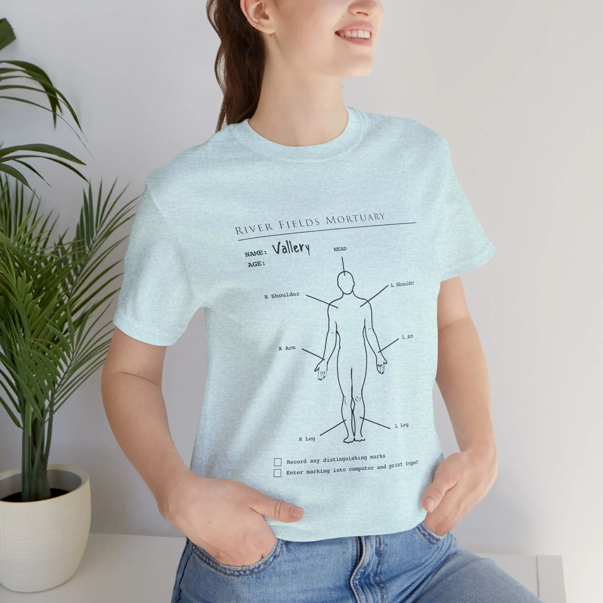 The Mortuary Assistant Clipboard Bella Canvas T-Shirt - Image 8