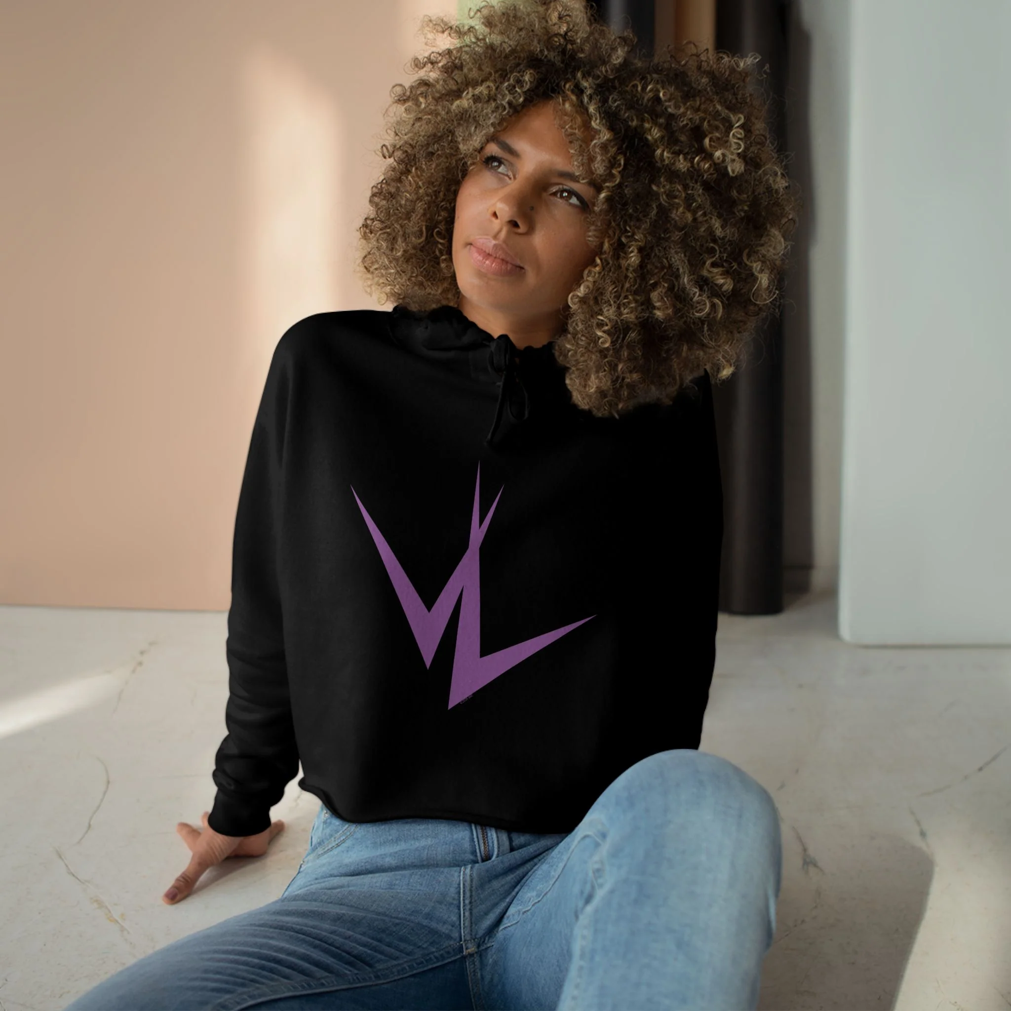 The Vampire Lestat Large Logo Cropped Hoodie - Image 3
