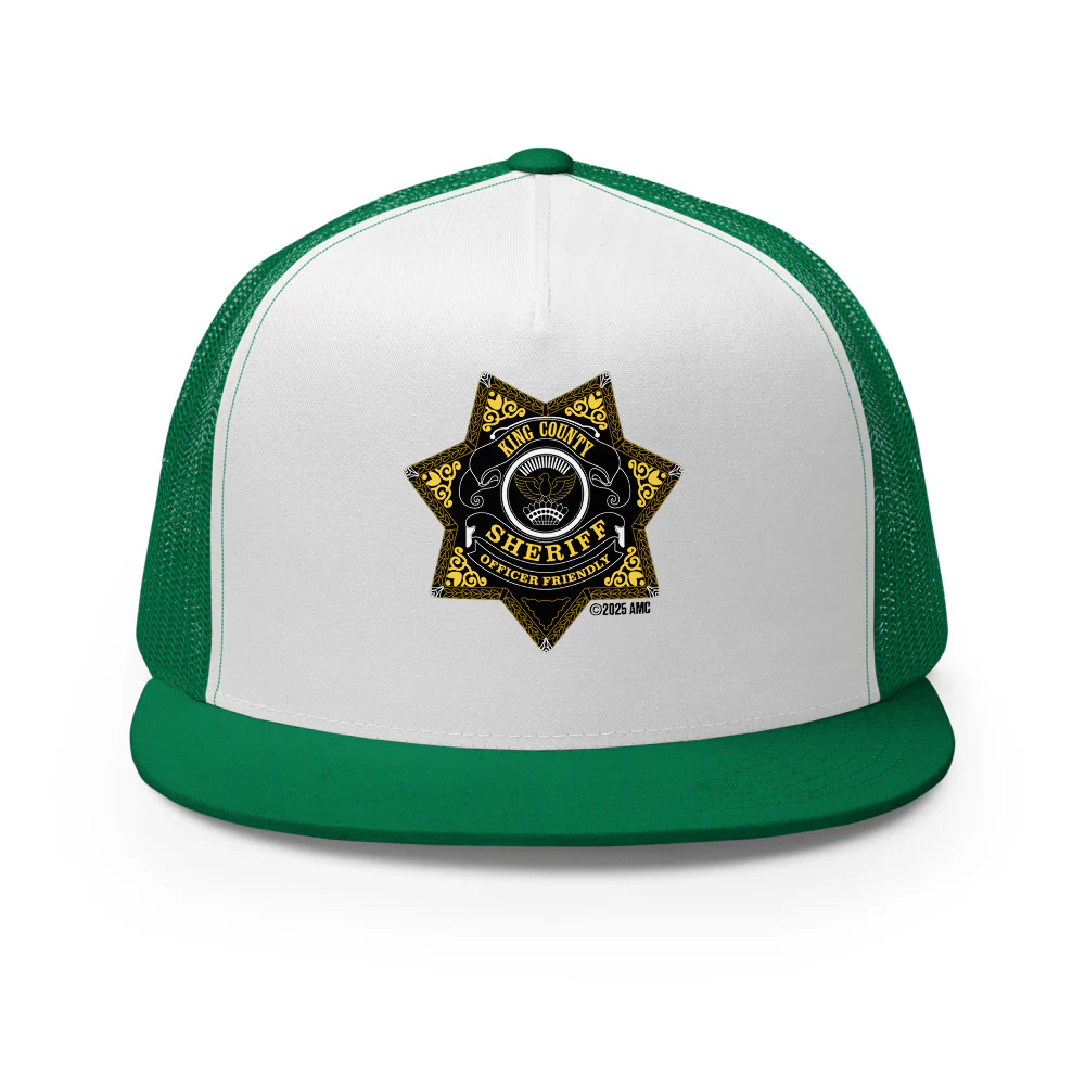 The Walking Dead 15th Anniversary Officer Friendly Trucker Hat - Image 5