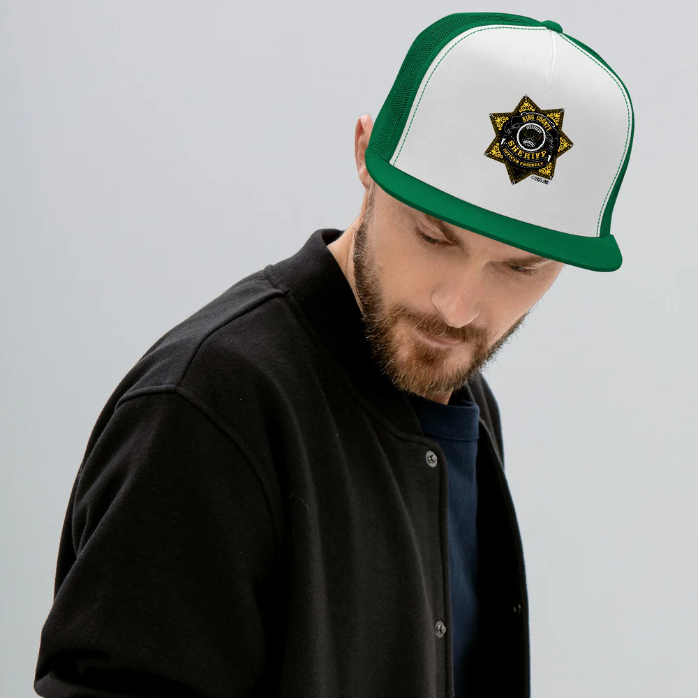 The Walking Dead 15th Anniversary Officer Friendly Trucker Hat - Image 8