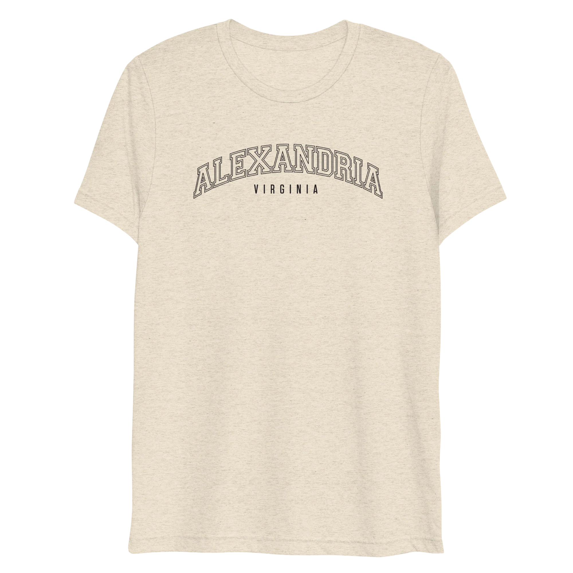 The Walking Dead Alexandria Collegiate Adult Tri-Blend T-Shirt